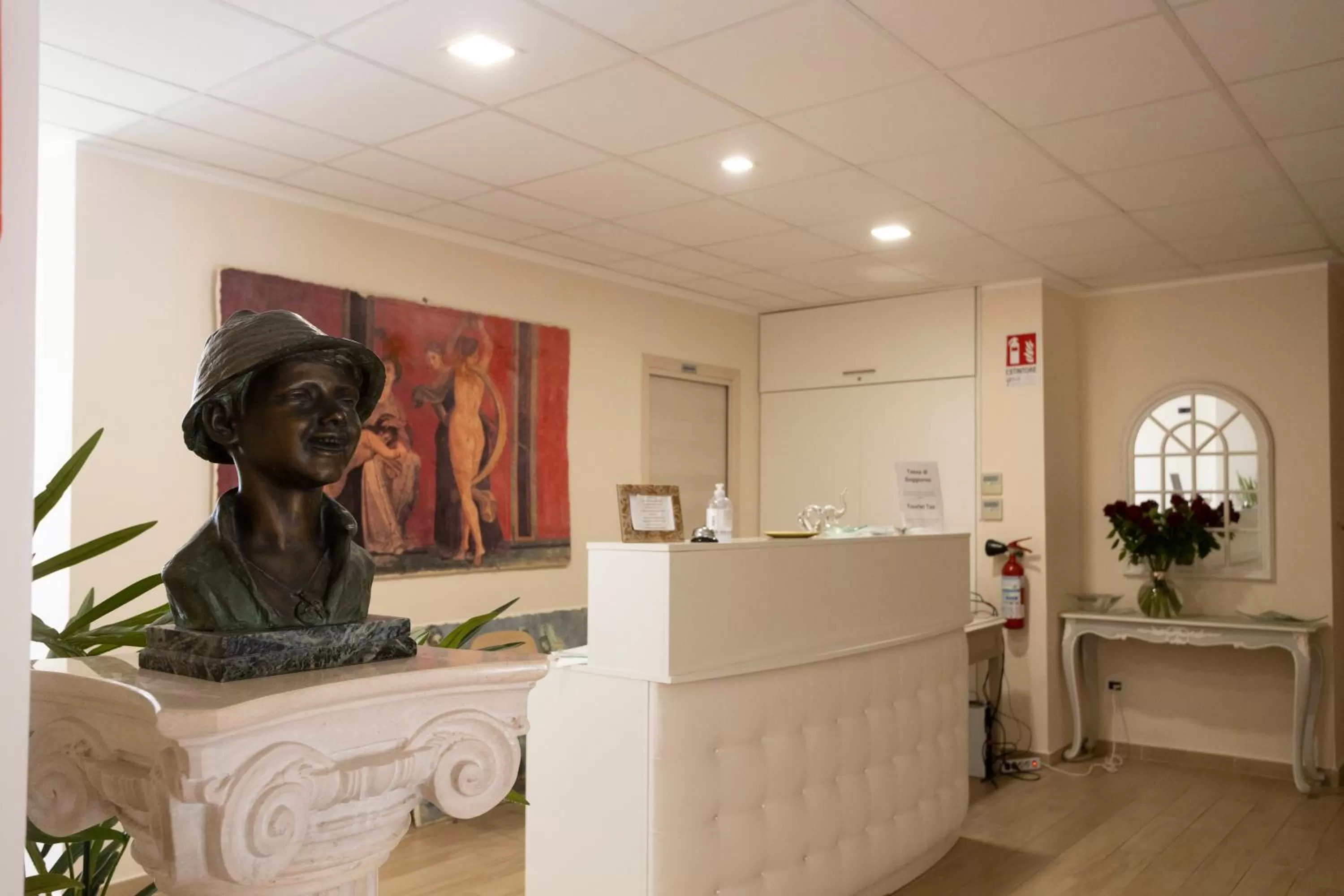 Lobby or reception in Residence O'Sole Mio Pompei