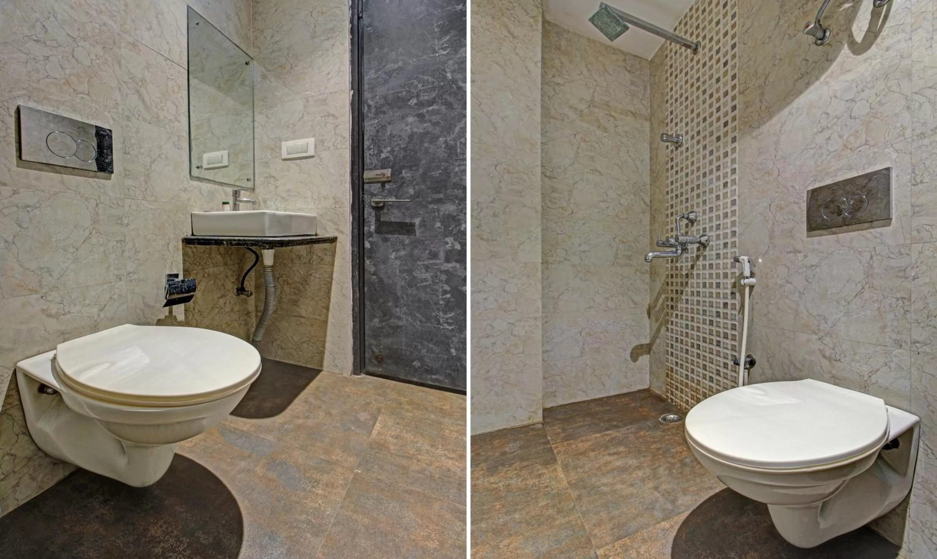 Bathroom in Treebo Trend Glassotel Ruby