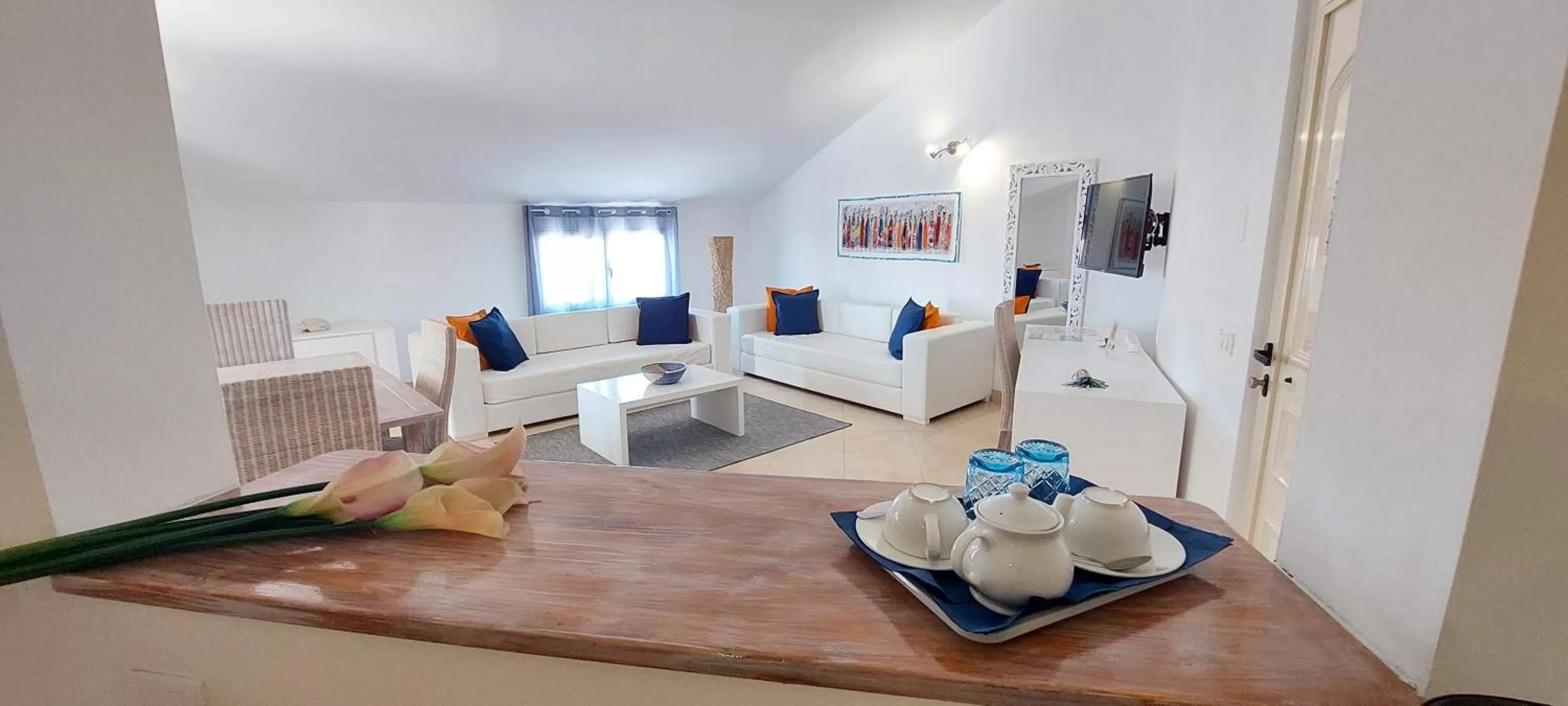 Living room in Branco Suites - Rooms & Holiday Apartments