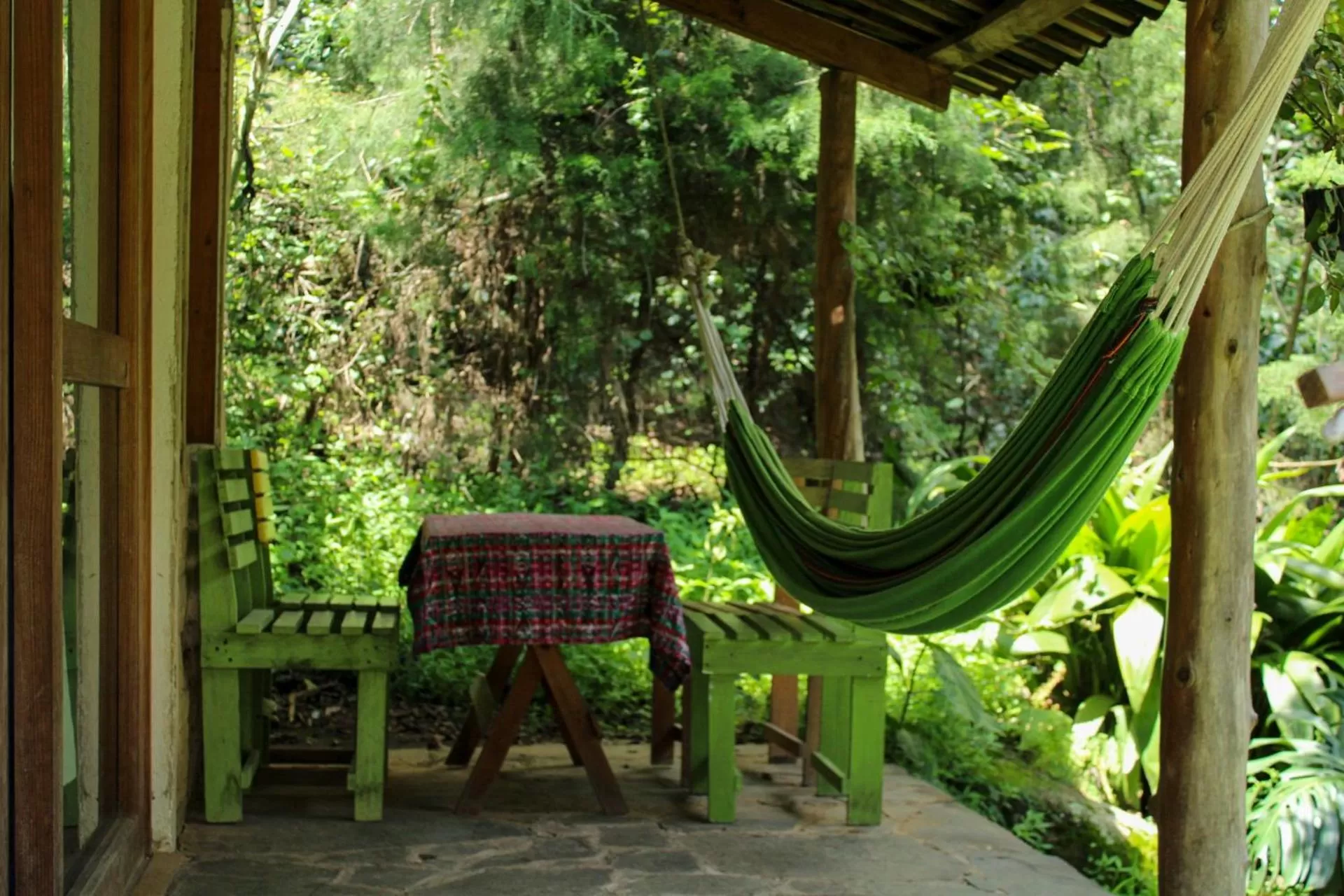 Patio in Eco-Hotel Mayachik