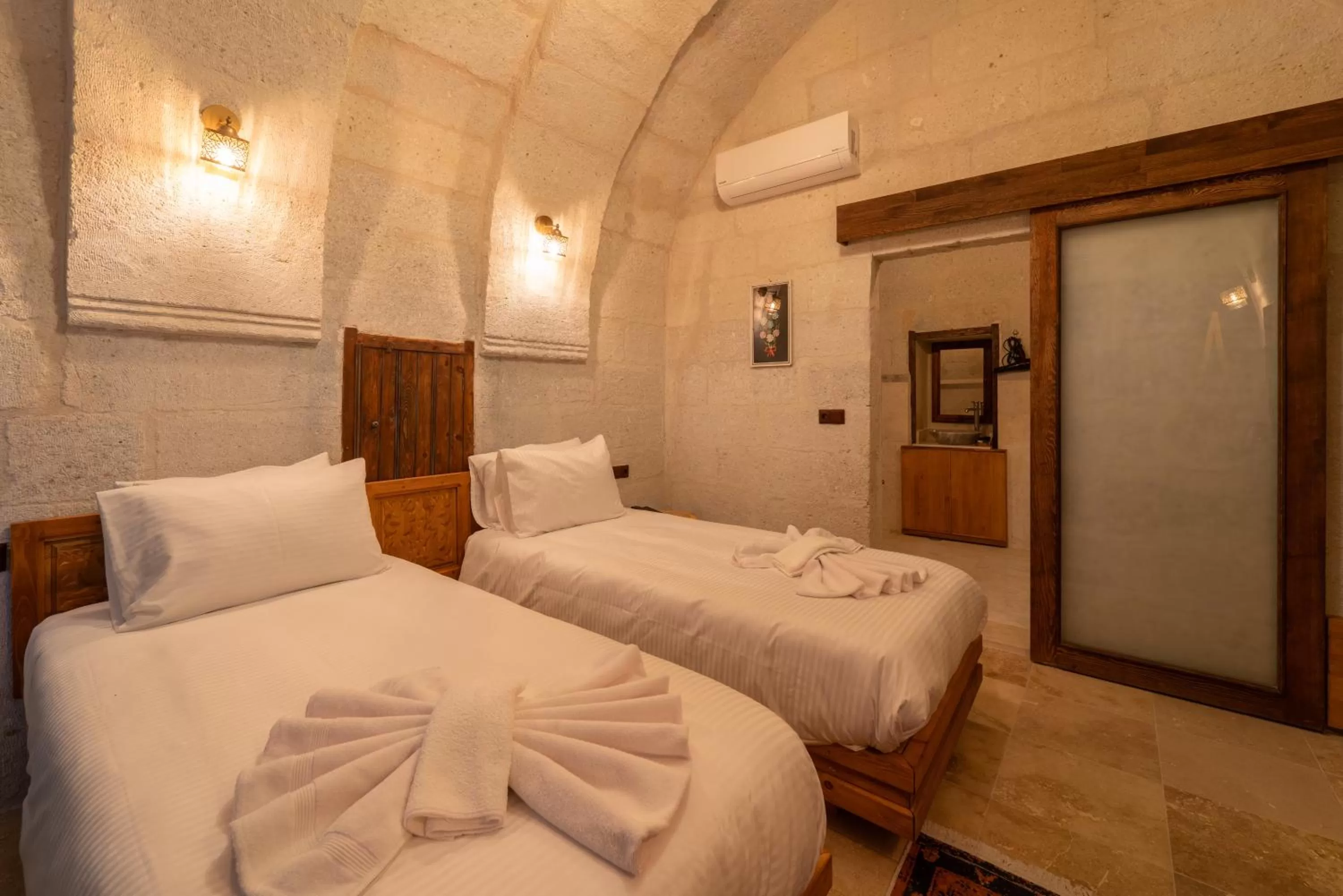 Bed in Göreme Escape Cave