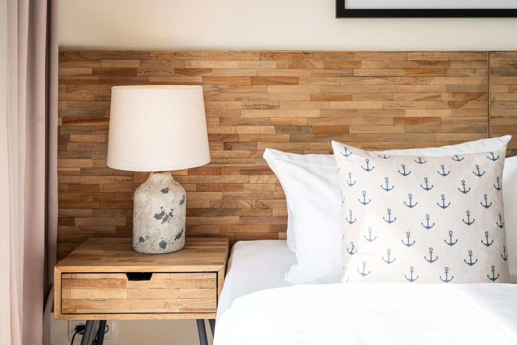 Bed in Hotel Yachtclub