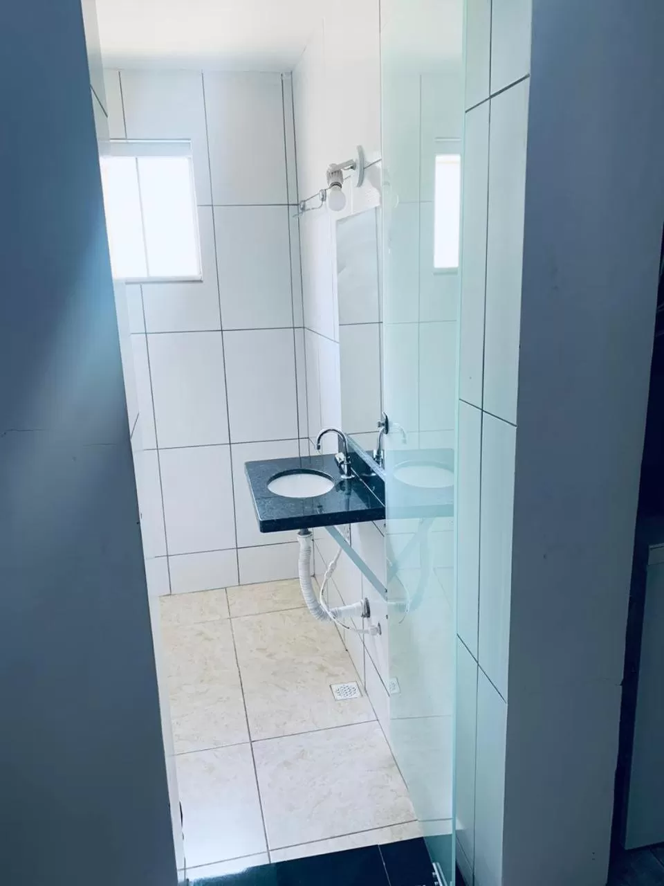 Bathroom in Hotel Central de Anápolis