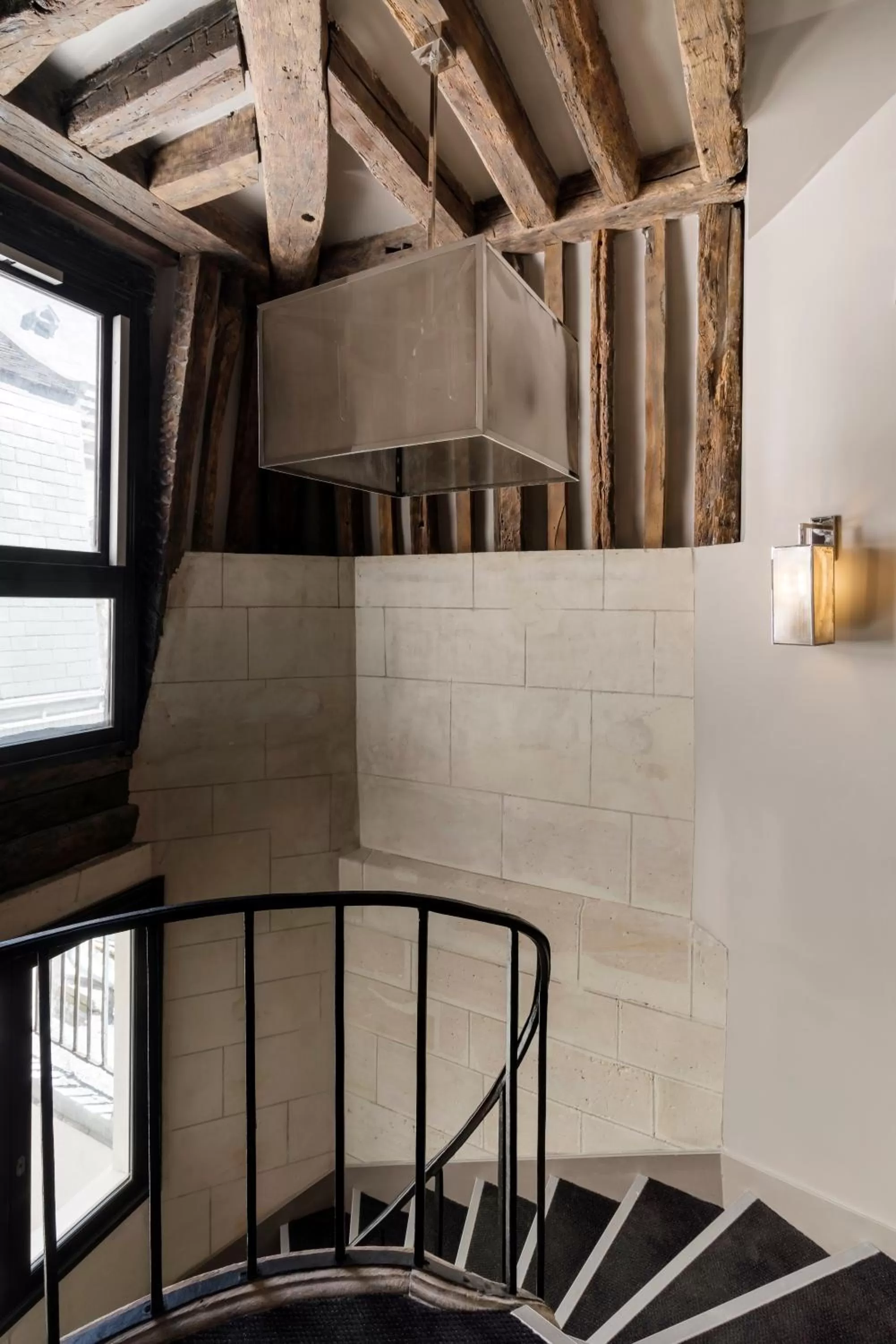 Decorative detail in Hôtel Le Presbytère