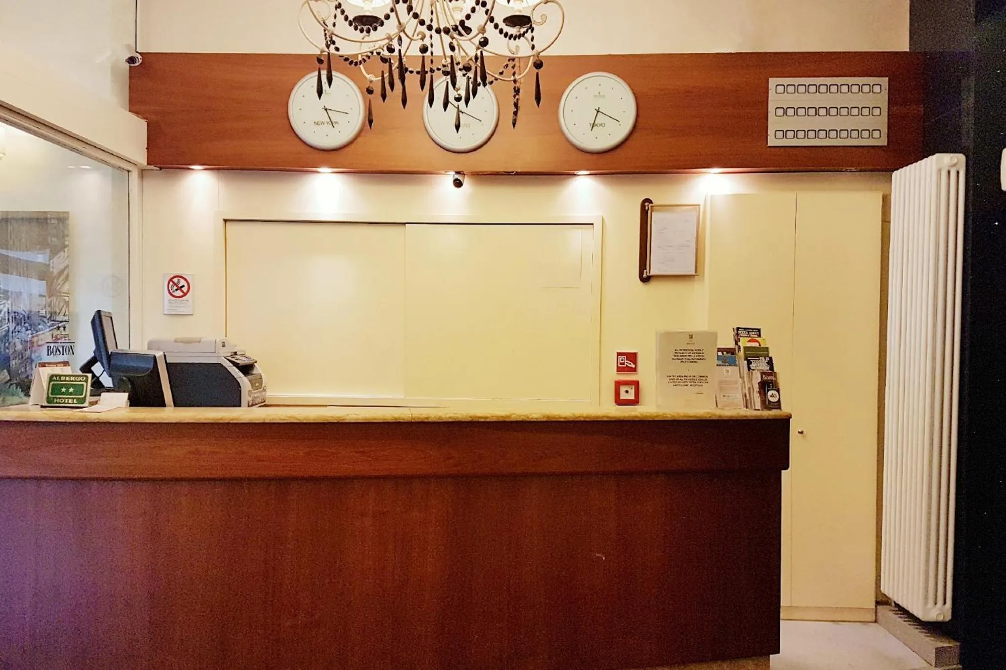 Lobby or reception in Hotel Boston