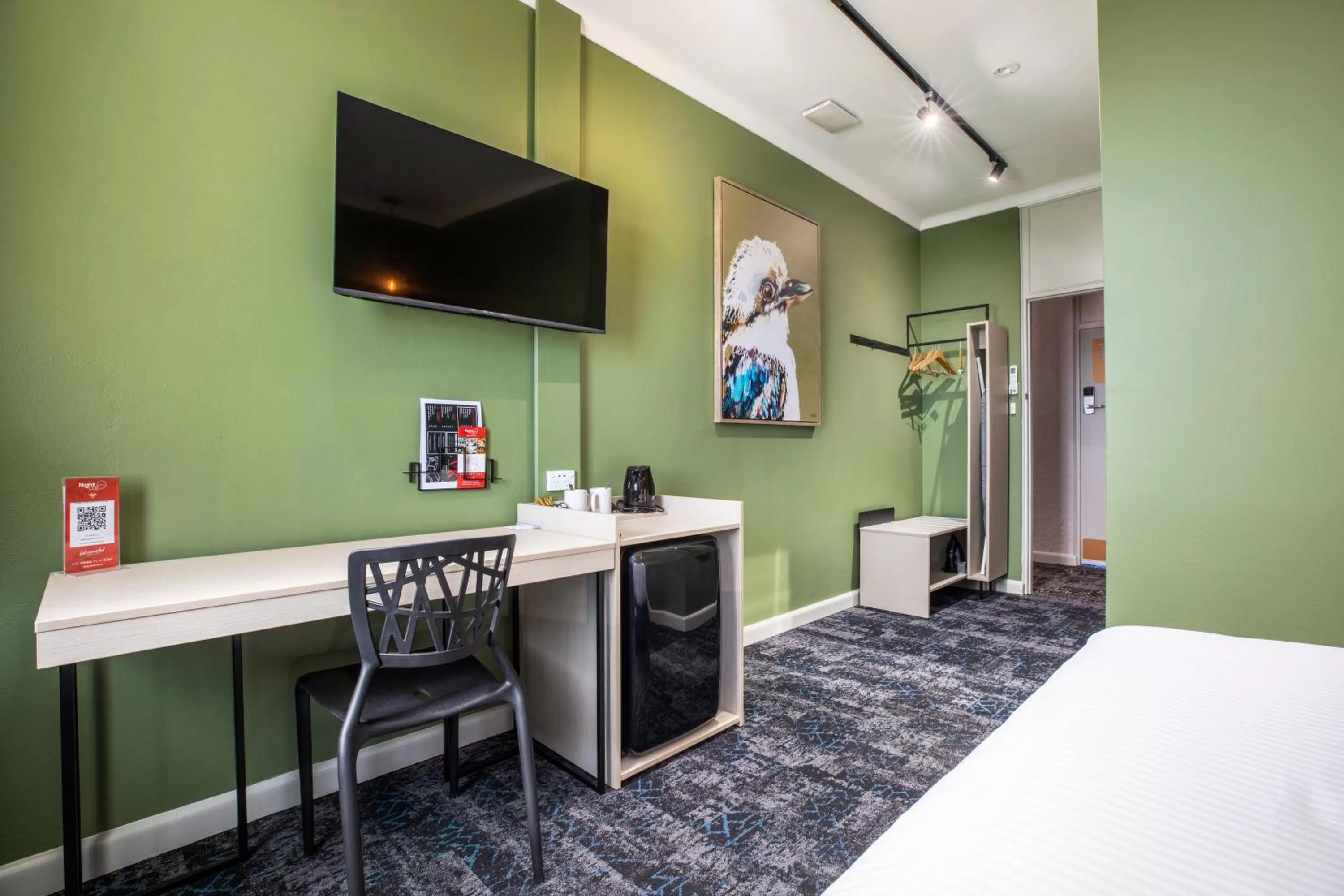 Coffee/tea facilities, Bed in Nightcap at Pritchards Hotel