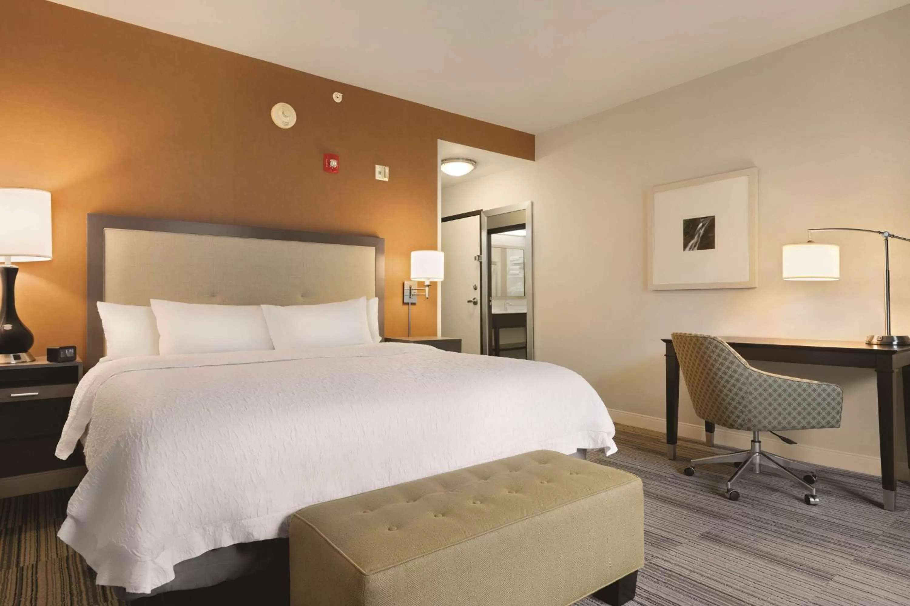 Bedroom, Bed in Hampton Inn & Suites - Roanoke-Downtown, VA
