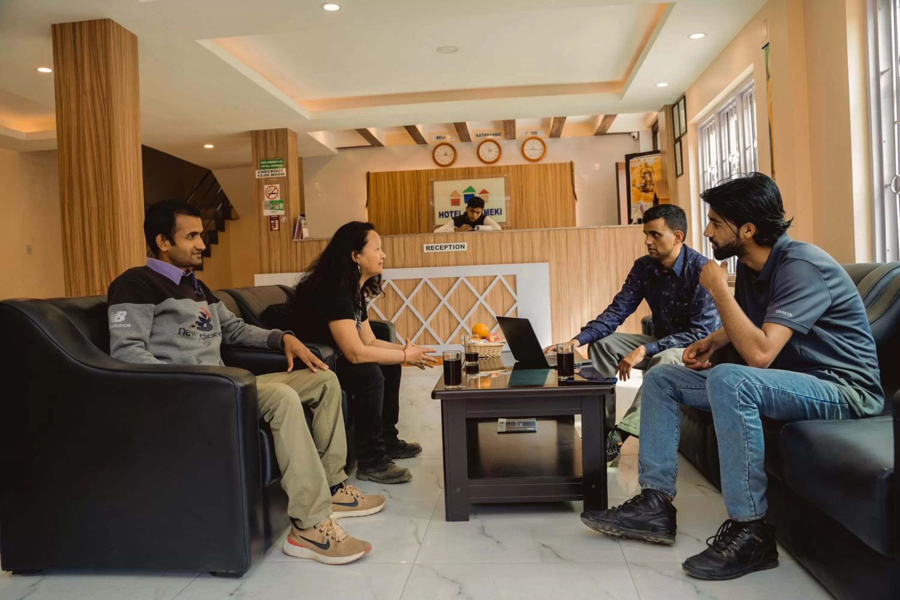 Lobby or reception in Hotel Chhimeki