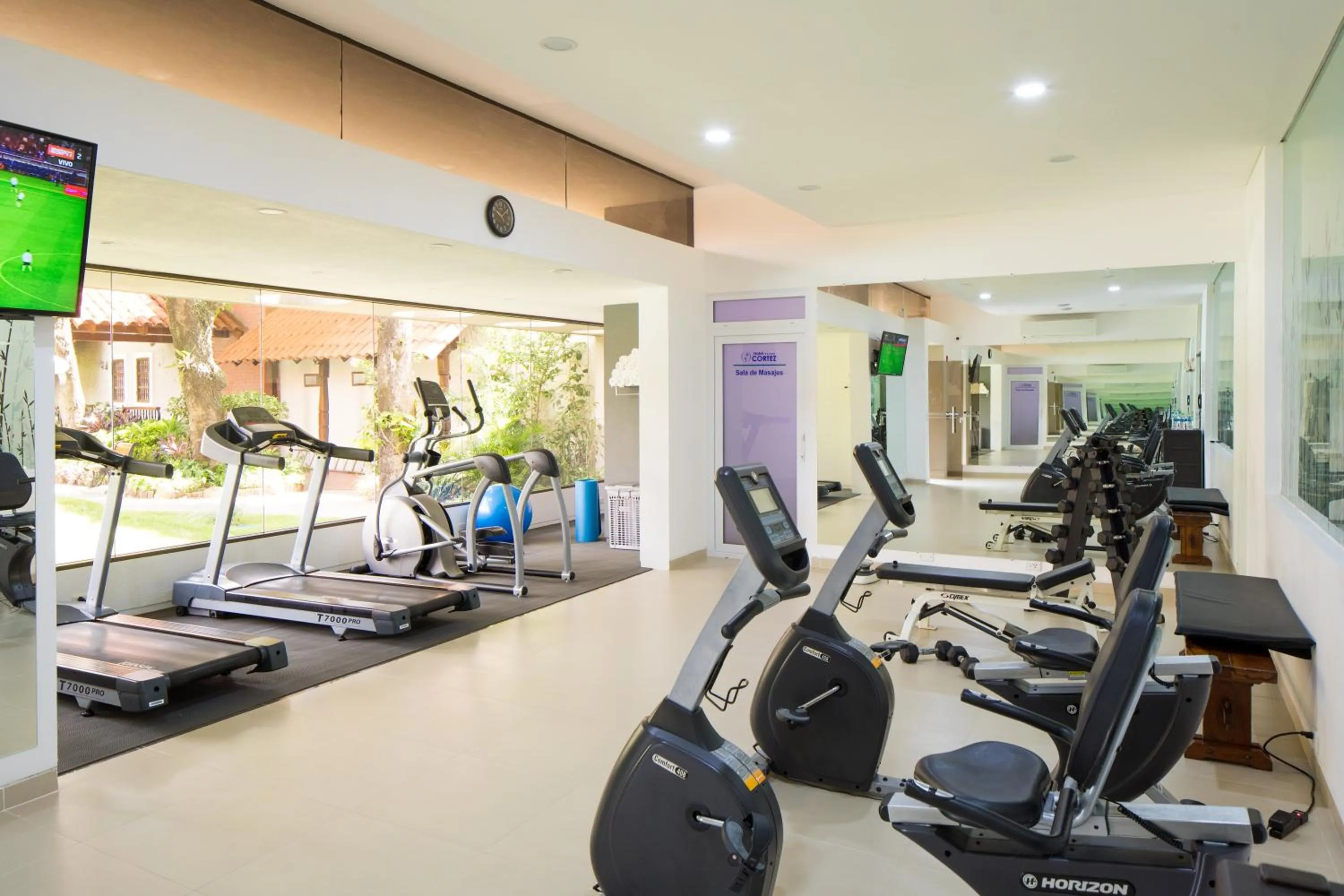 Fitness centre/facilities in Hotel Cortez