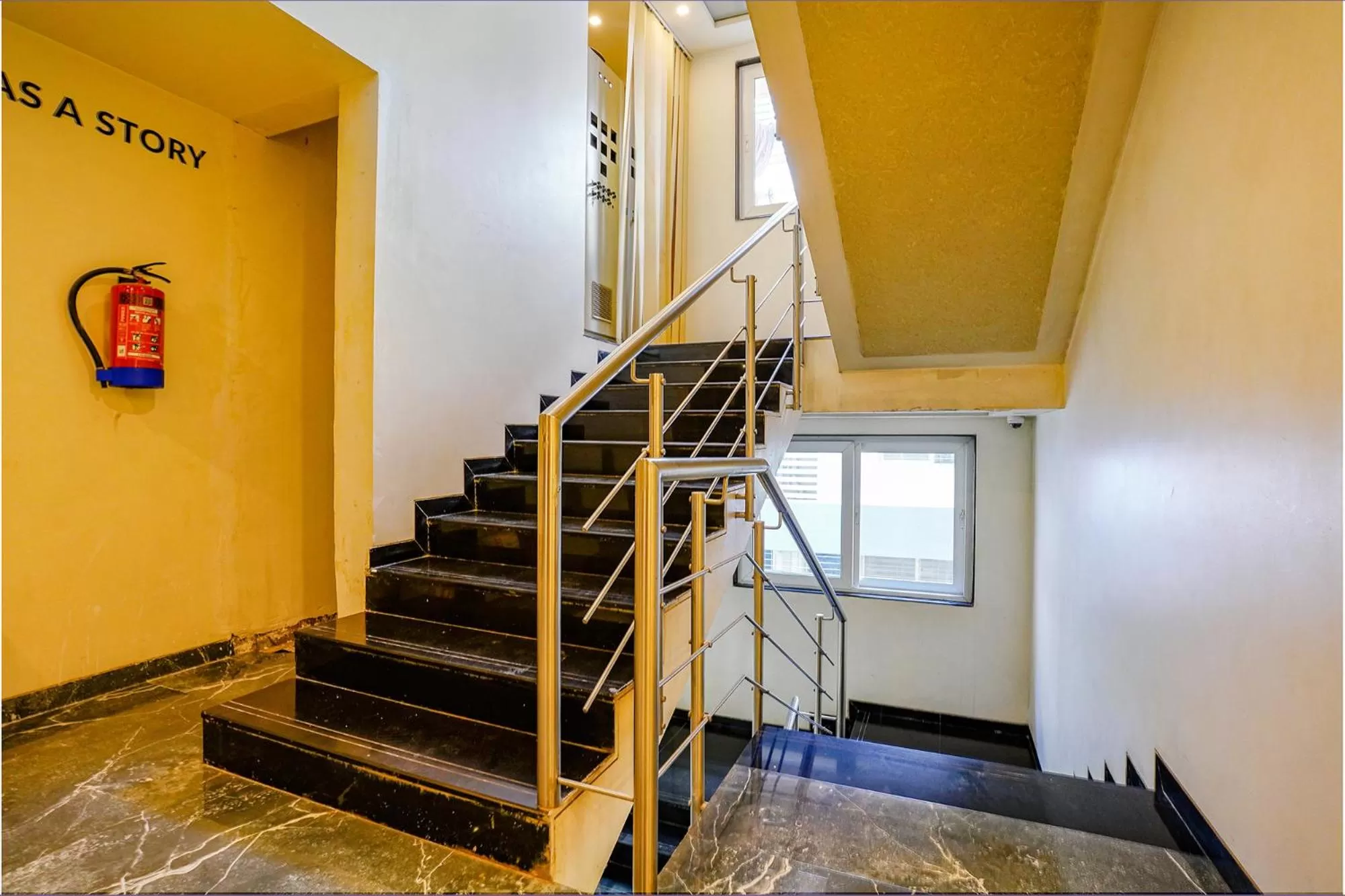 Lobby or reception in FabHotel Ramjis Residency