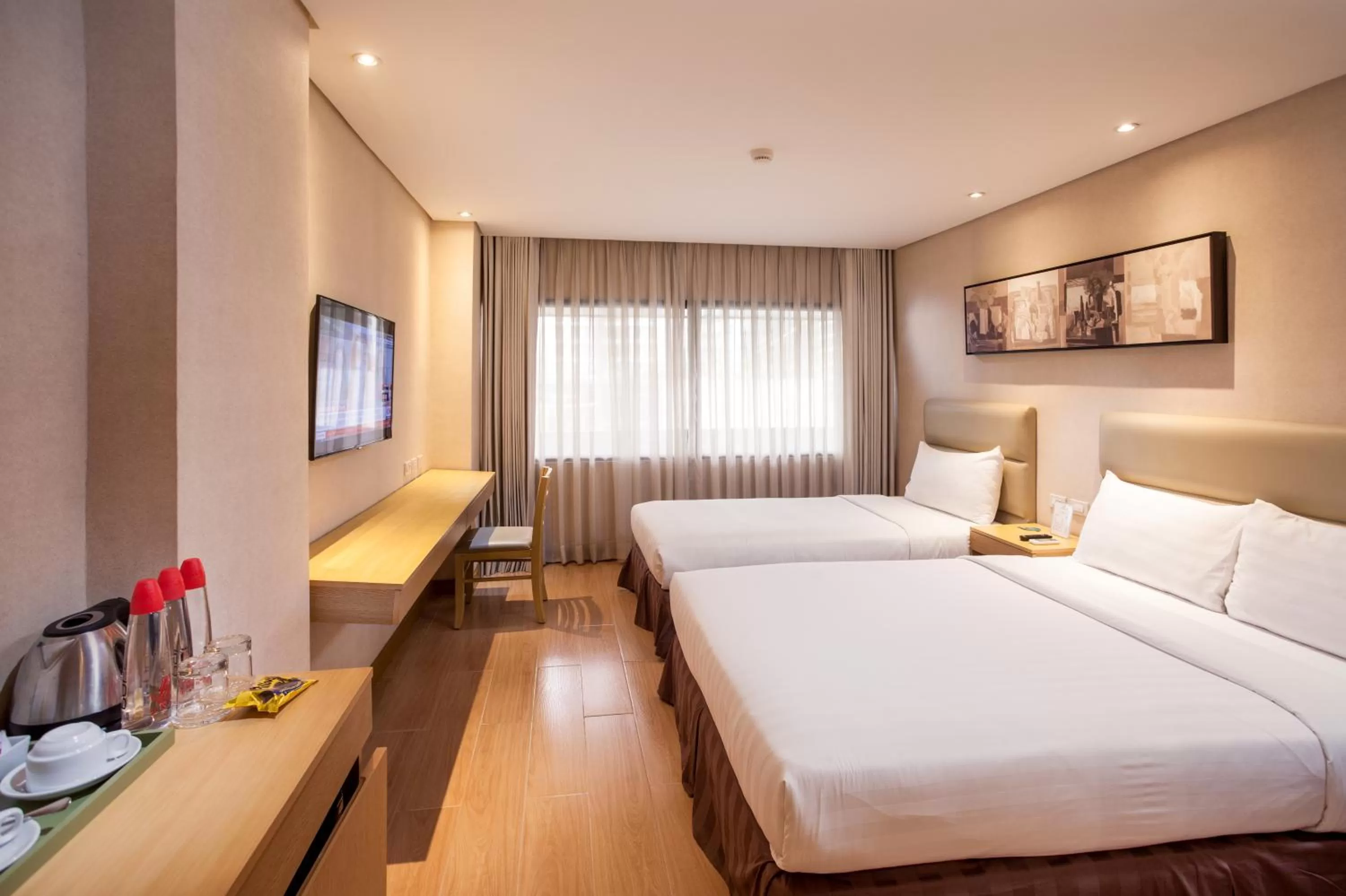 Photo of the whole room, Bed in Jinjiang Inn - Ortigas