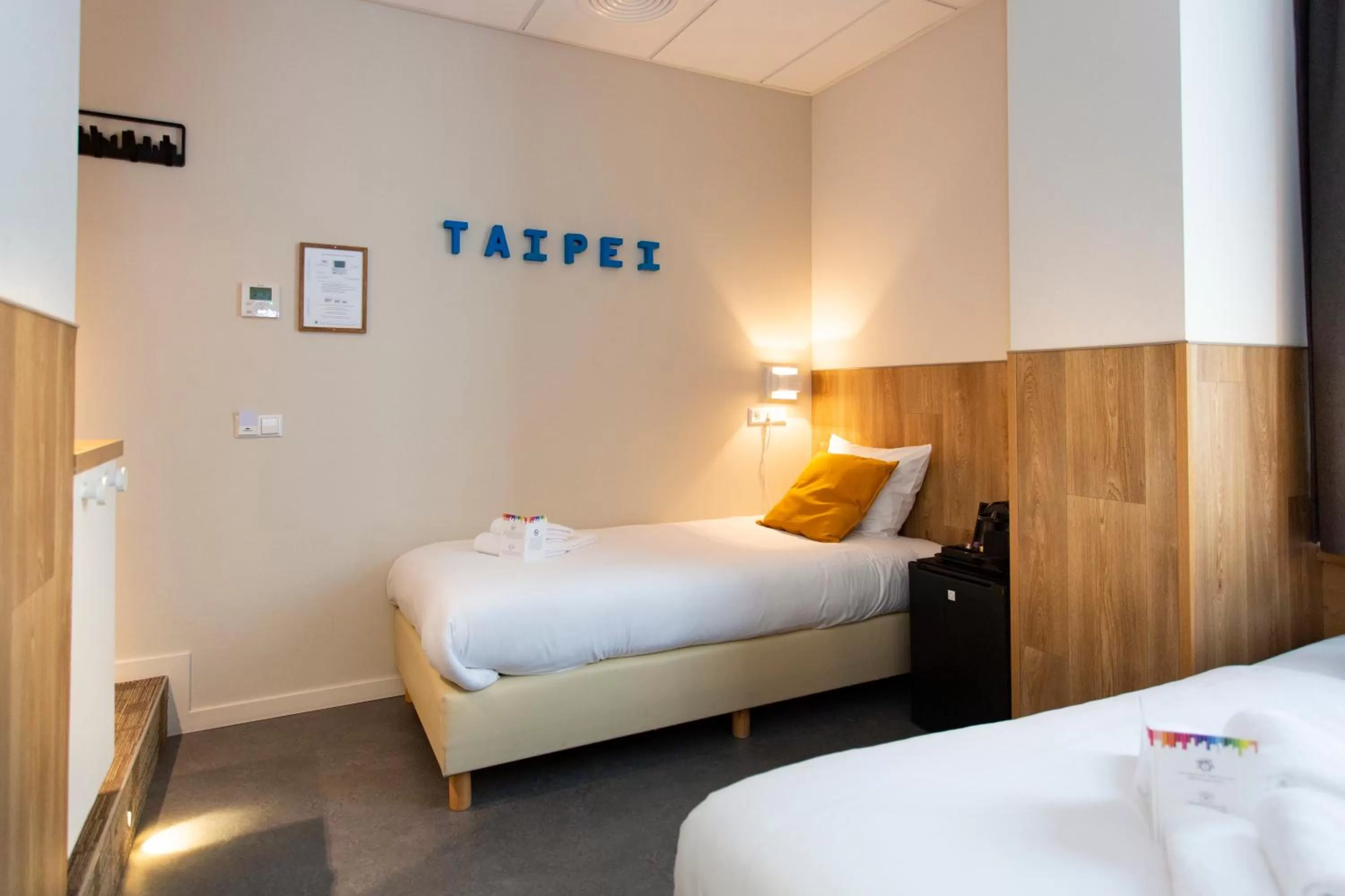 Bed in Citiez Hotel Amsterdam