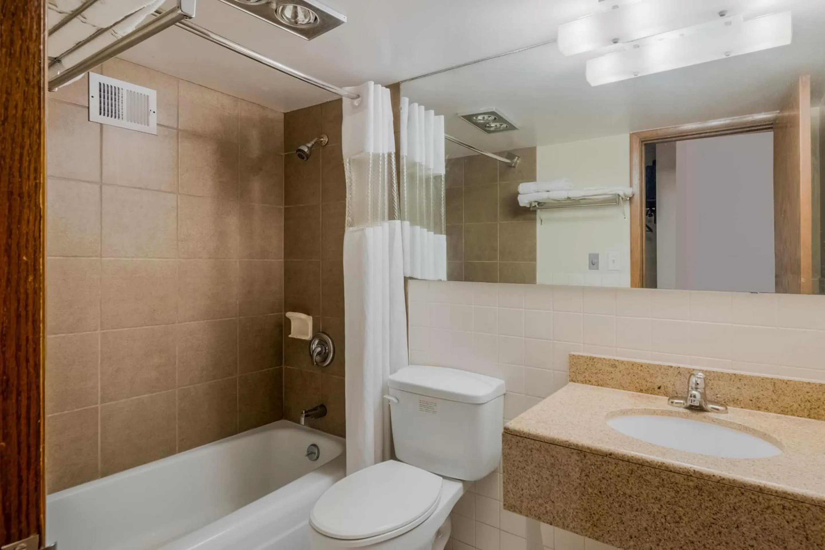 Bathroom in OYO Hotel Morton East Peoria I-74