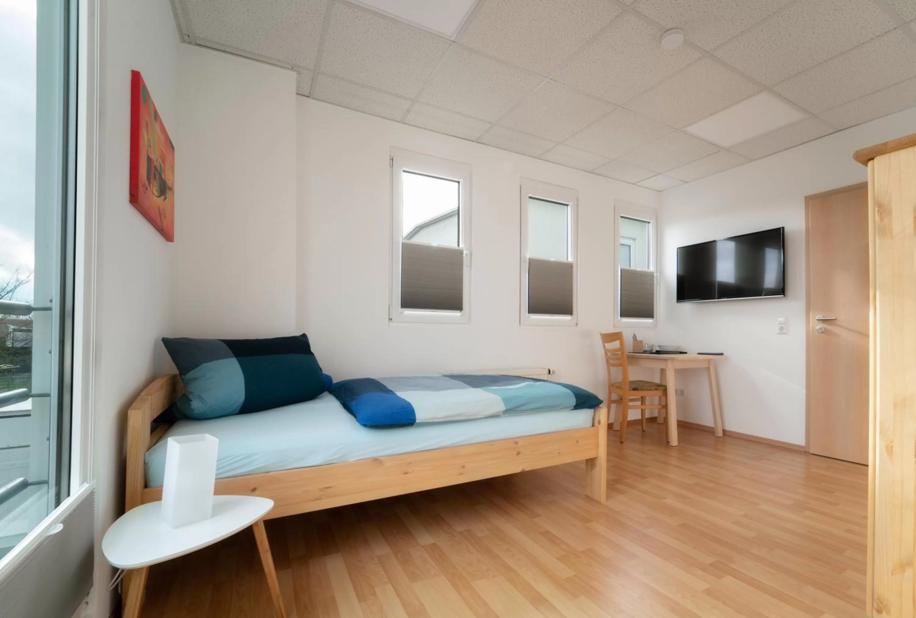 Photo of the whole room, Bed in Pension Schweizer