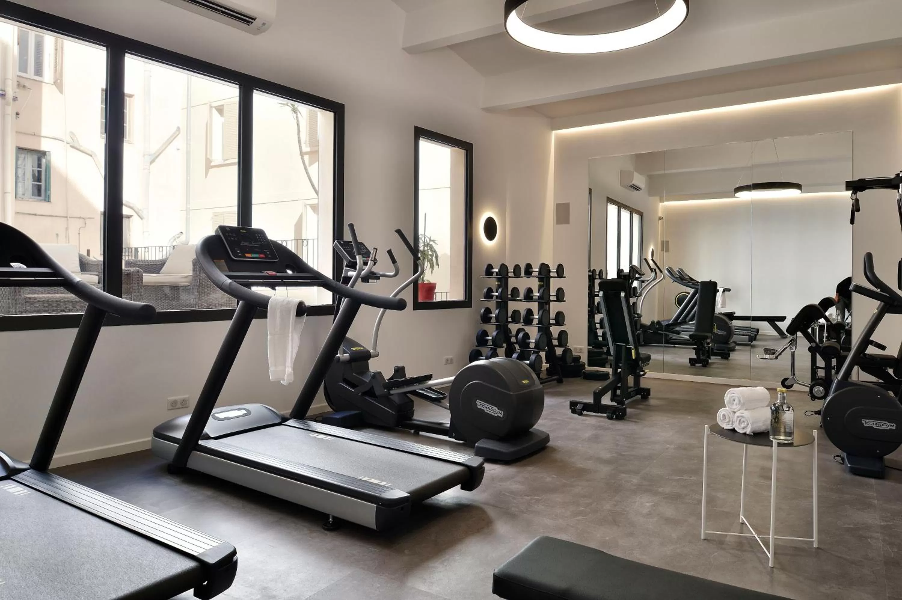 Fitness centre/facilities in Hôtel Fesch & Spa