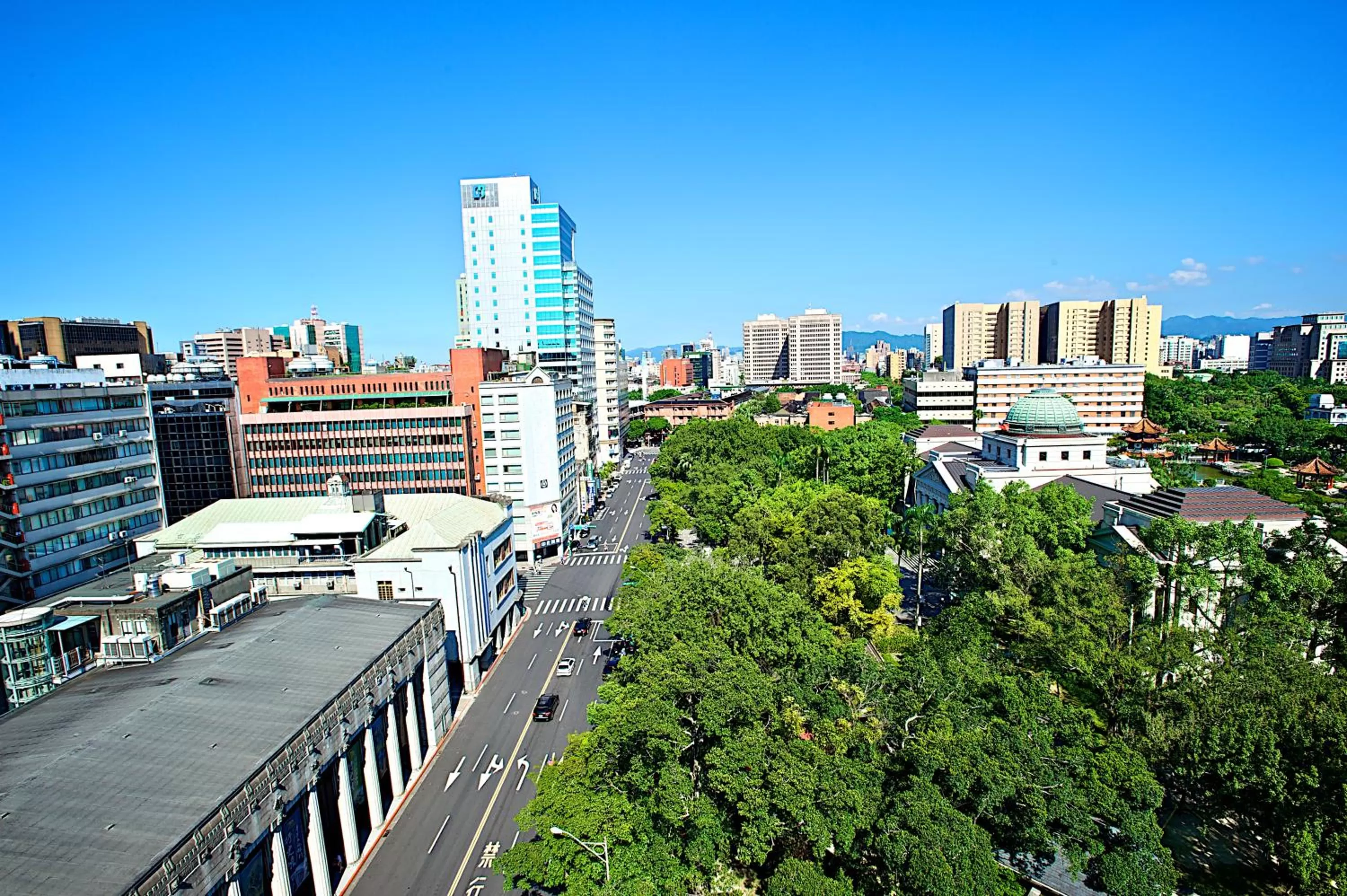 City view in CHECK inn Taipei Main Station