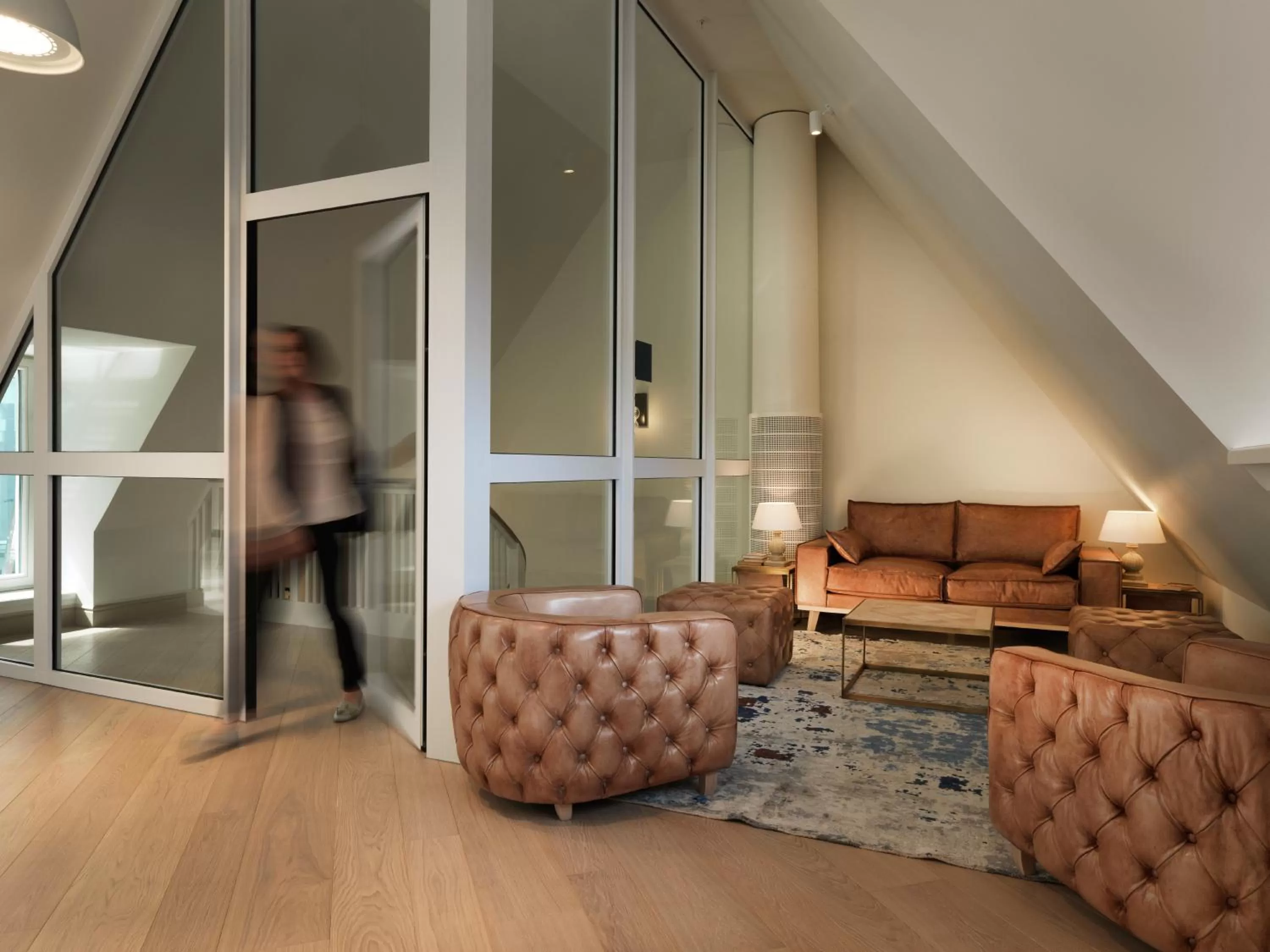 Communal lounge/ TV room in Relais Le Chevalier