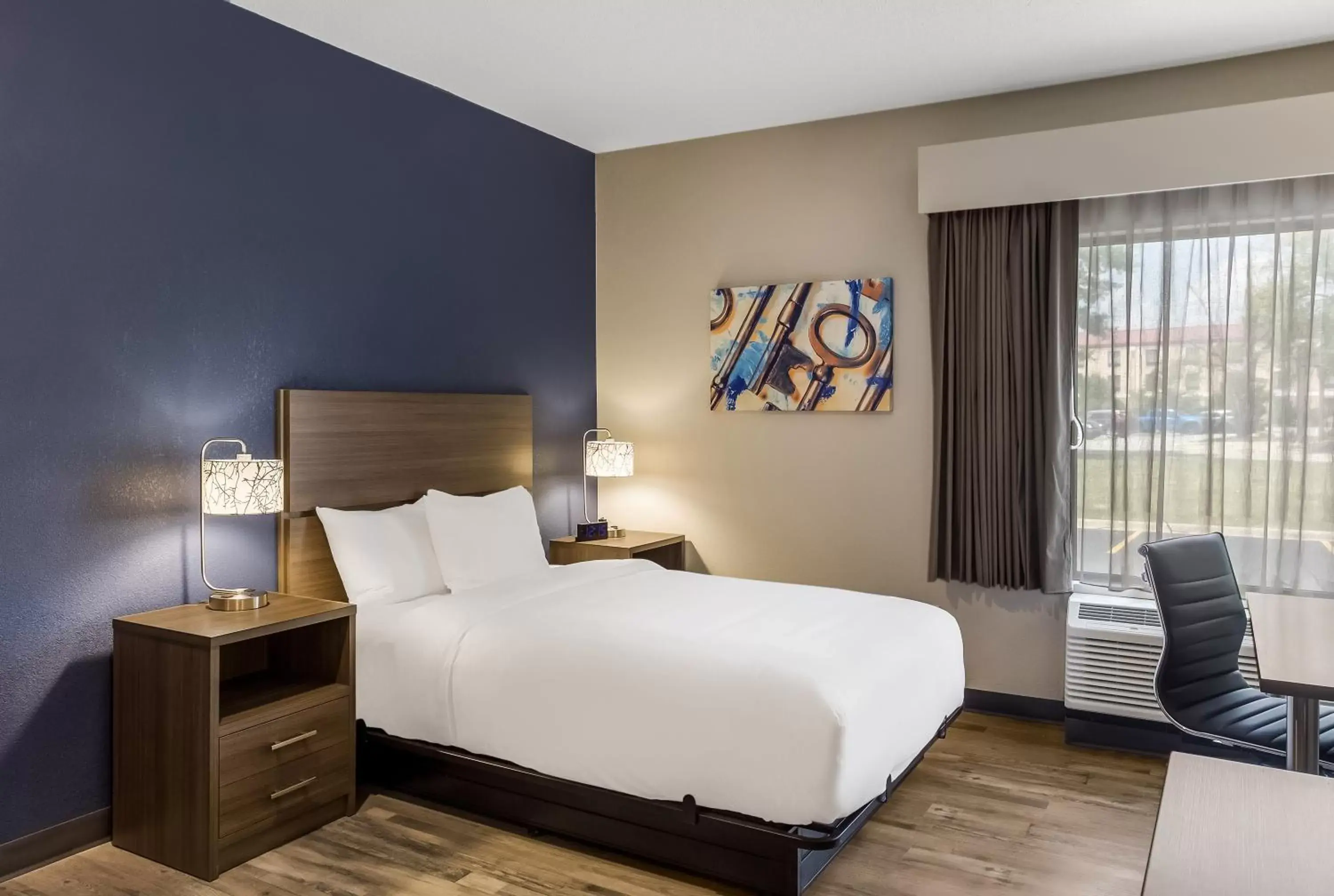 Efficiency Queen Suite with Roll-In Shower - Disability Access/Non Smoking in MainStay Suites Bourbonnais - Kankakee Efficiency Queen Suite with Roll-In Shower - Disability Access/Non Smoking in MainStay Suites Bourbonnais - Kankakee