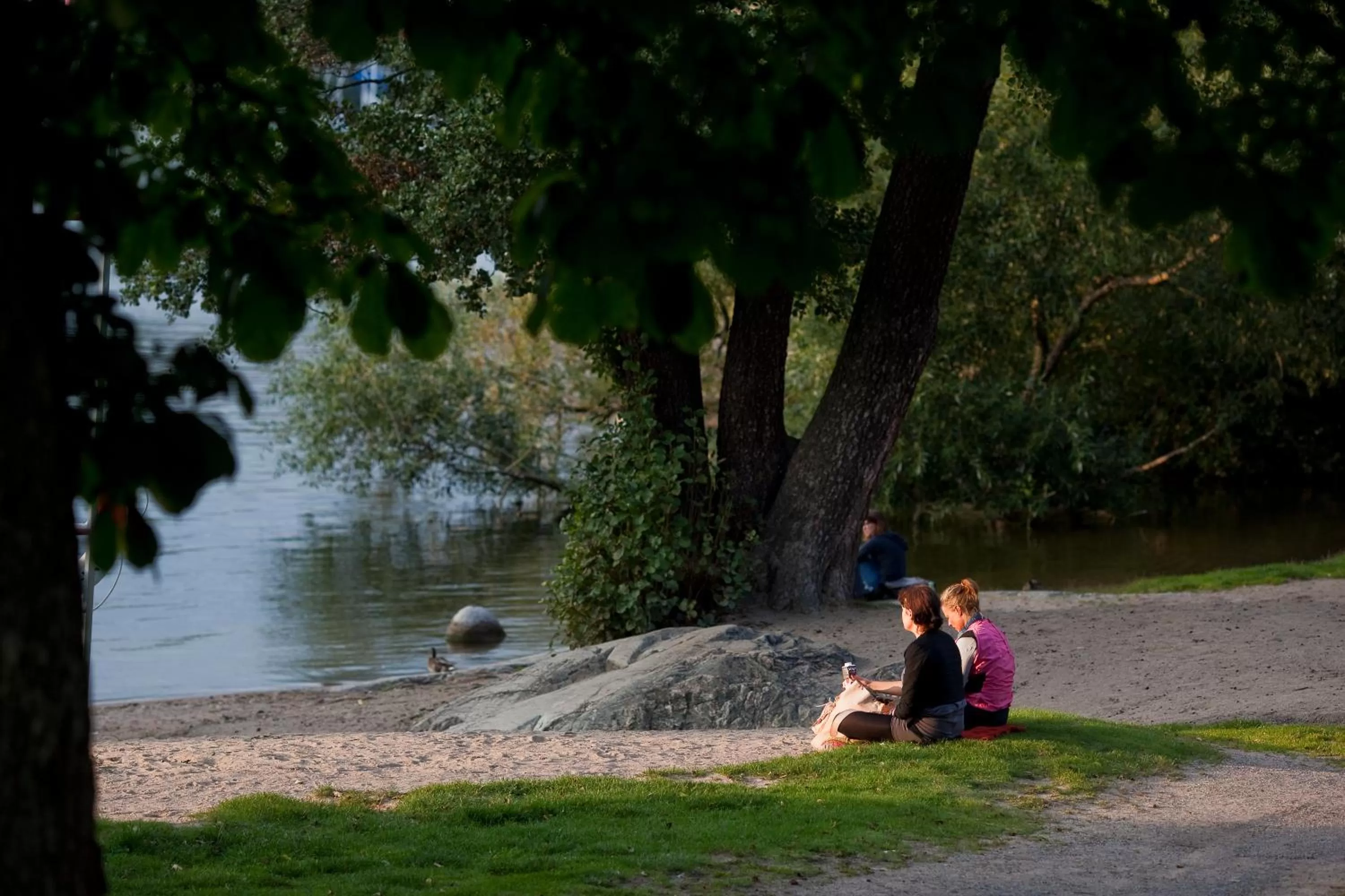 Beach in Långholmen Hotell