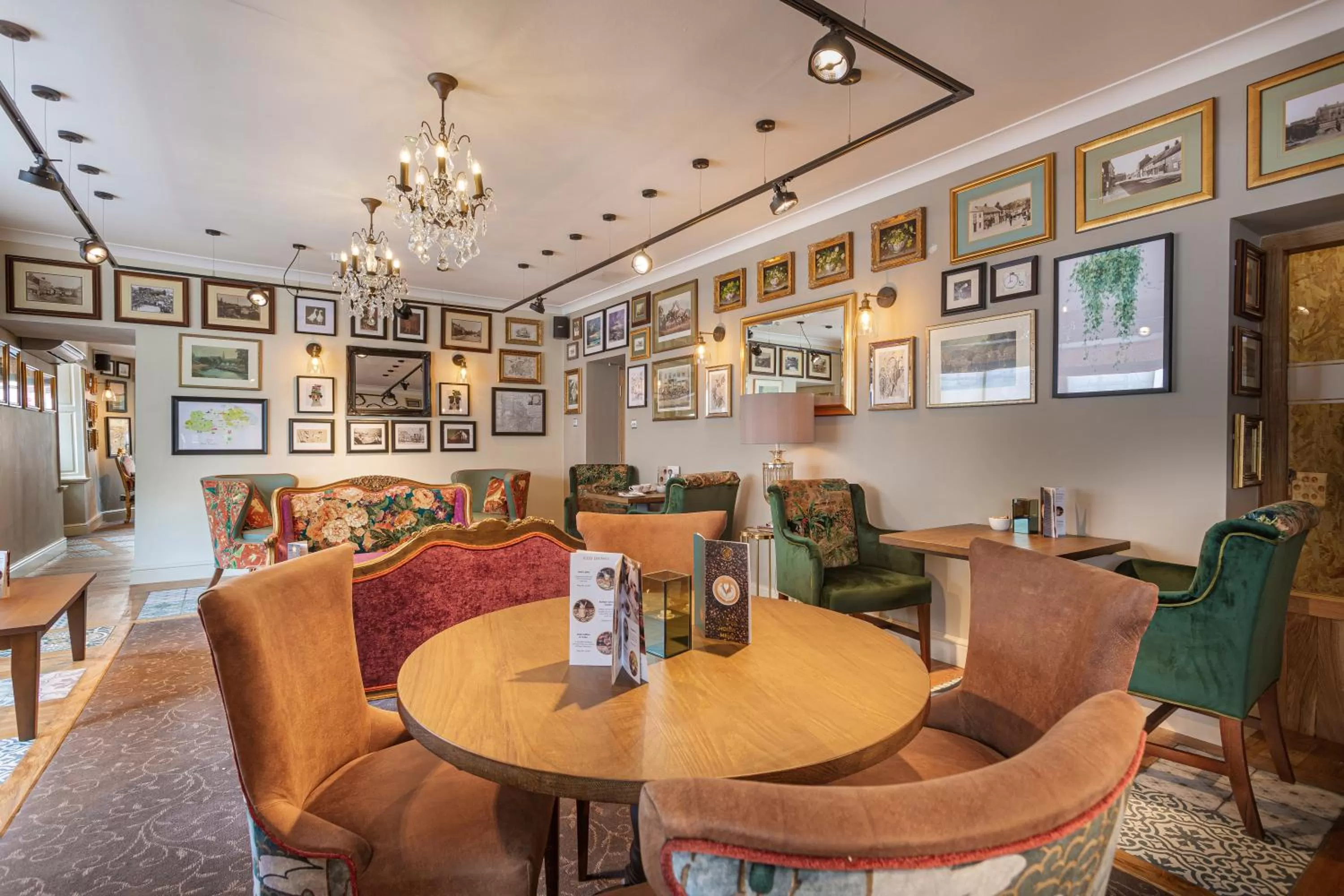 Lounge or bar in The Crown Hotel, Boroughbridge, North Yorkshire - The Coaching Inn Group