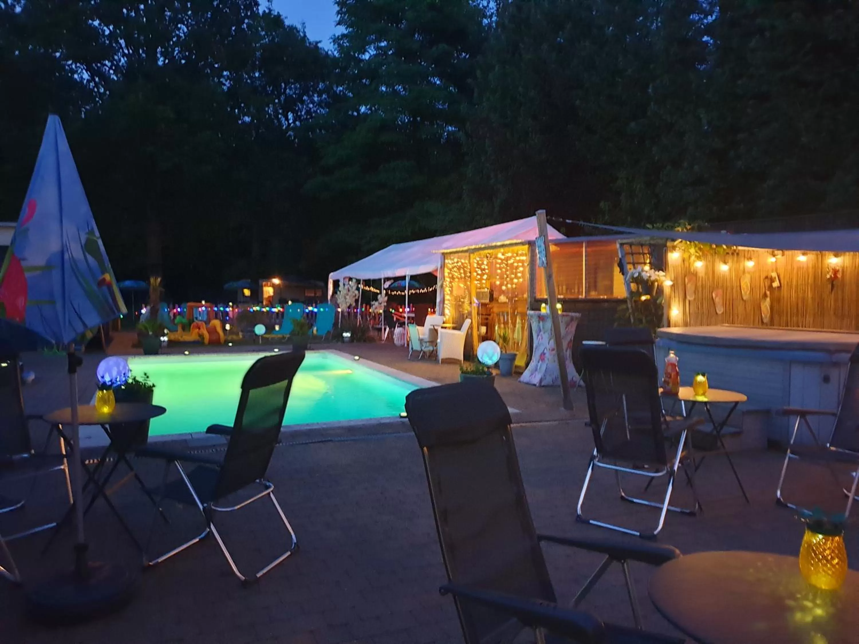 Swimming pool in B&B Lazy Life