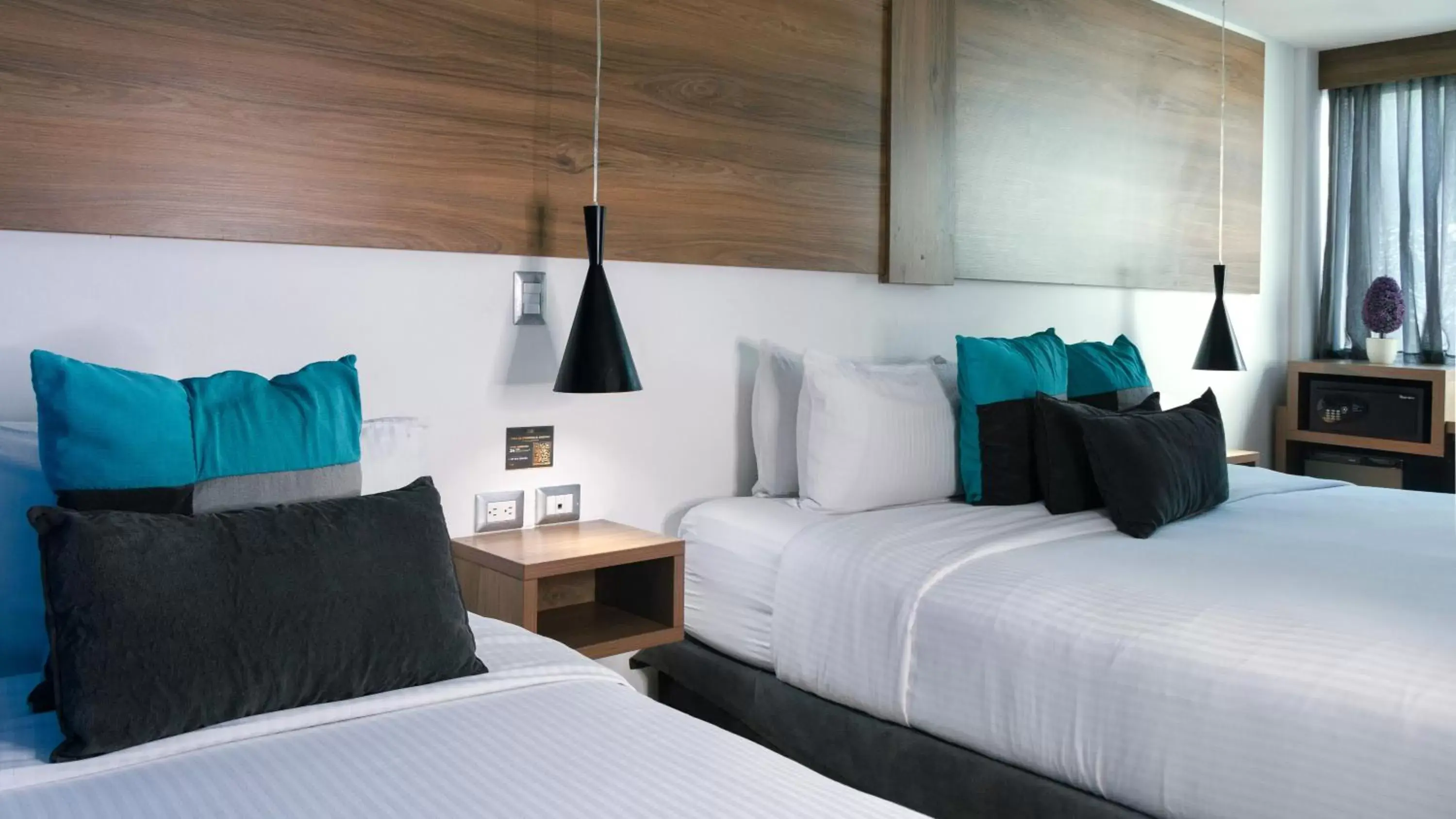 Twin Room in Hotel Blue Concept Twin Room in Hotel Blue Concept