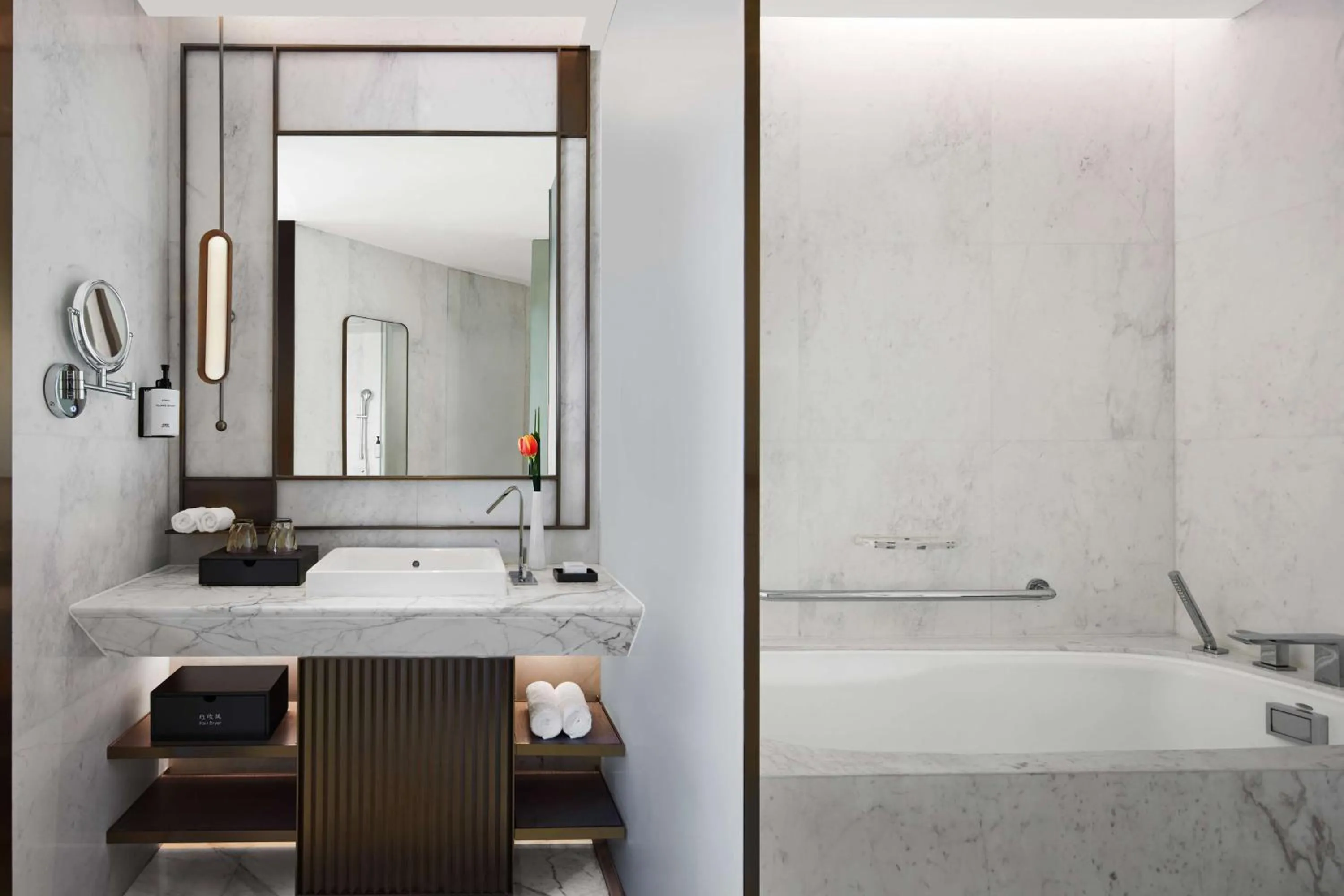 Bathroom in Conrad Shanghai