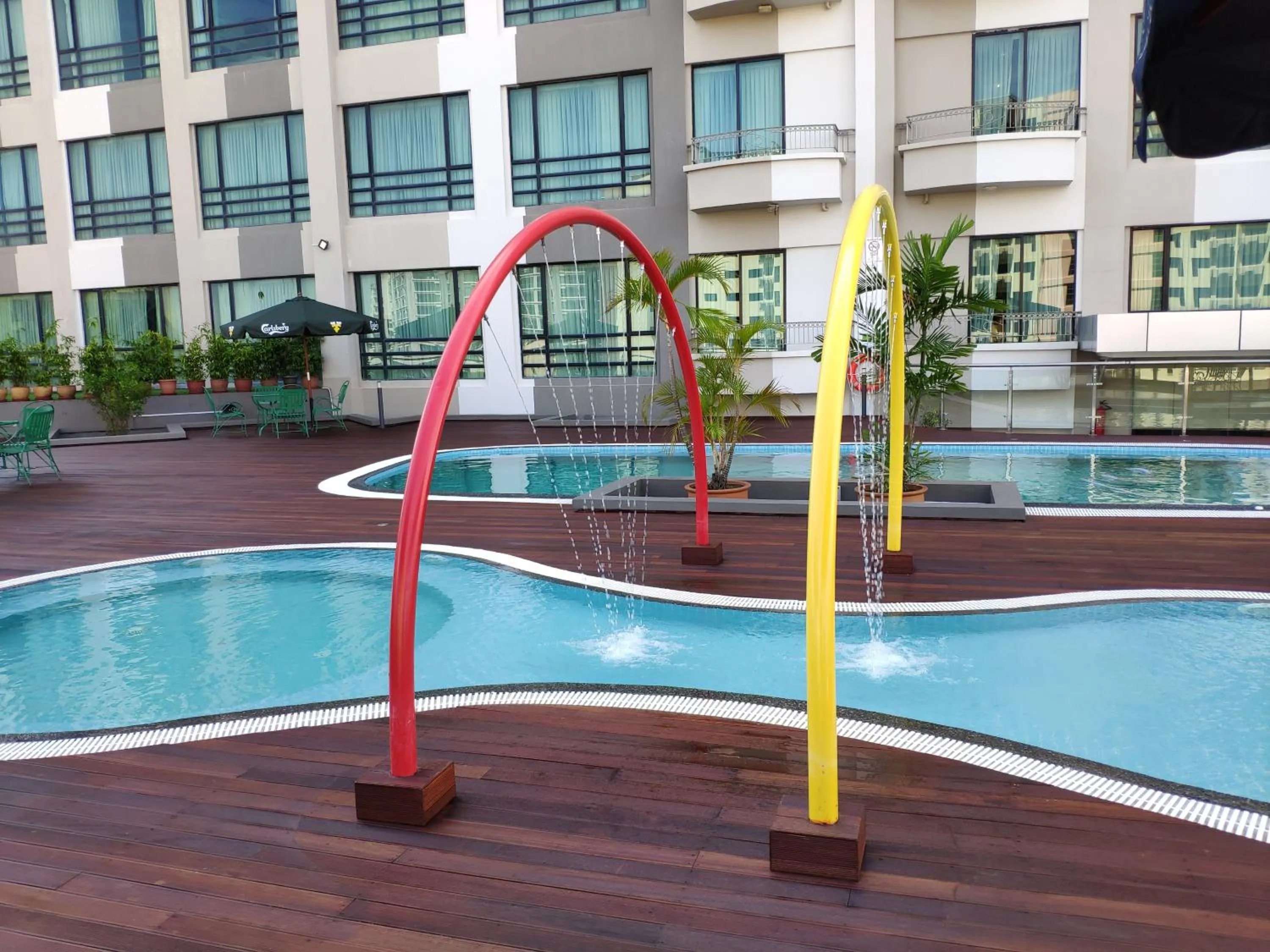 Swimming pool in Sabah Oriental Hotel