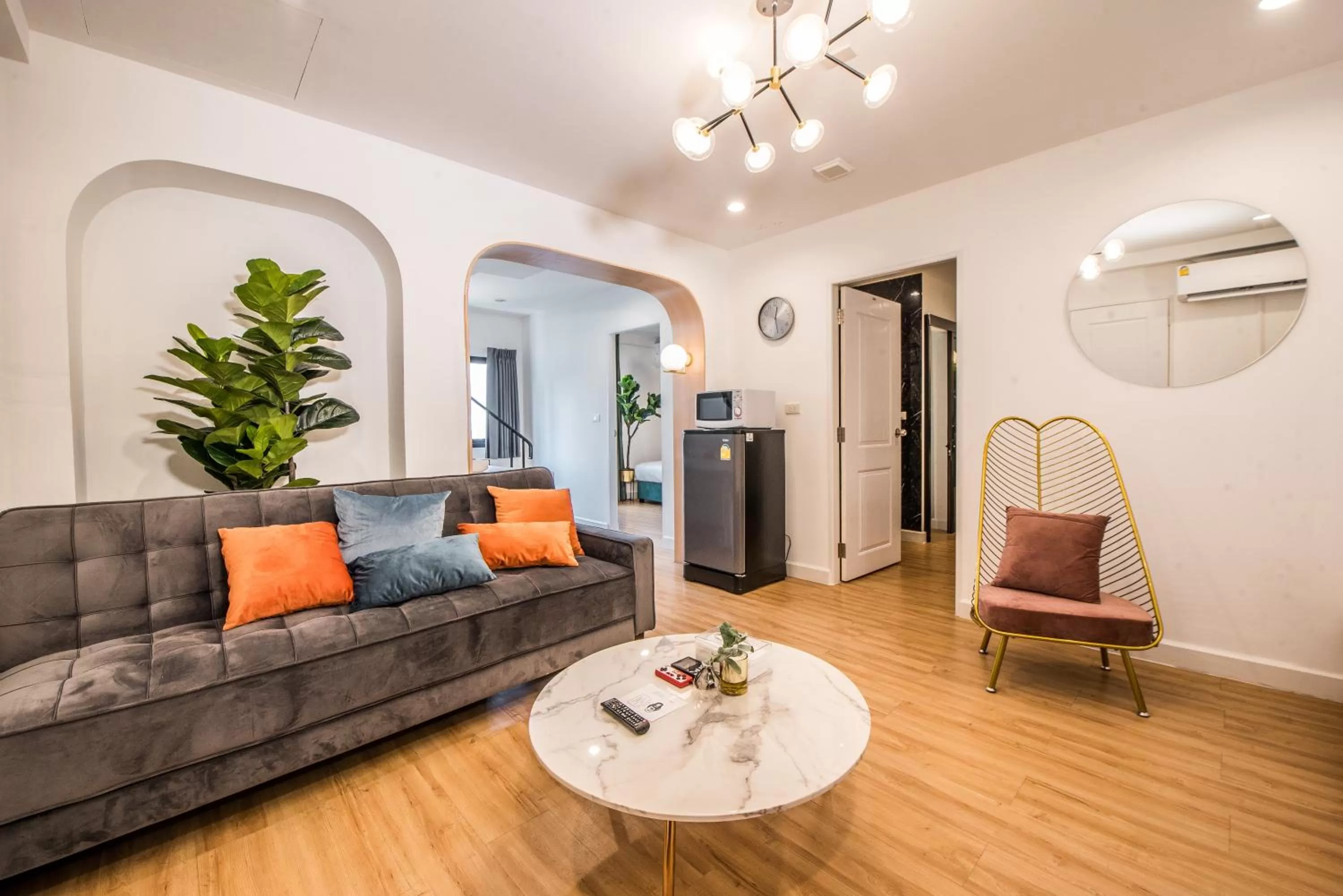 Living room in Theme Boutique Hotel Bangkok