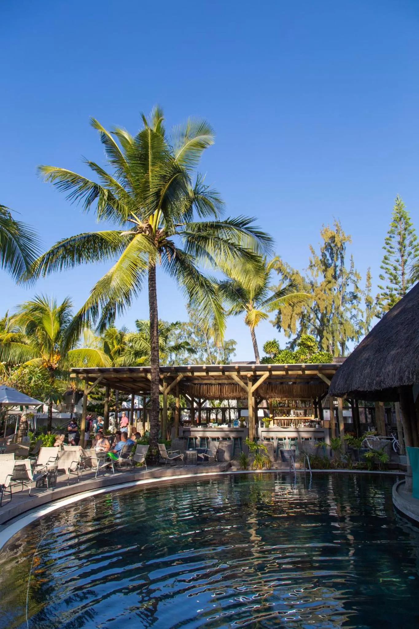 Swimming pool in Coin de Mire Attitude