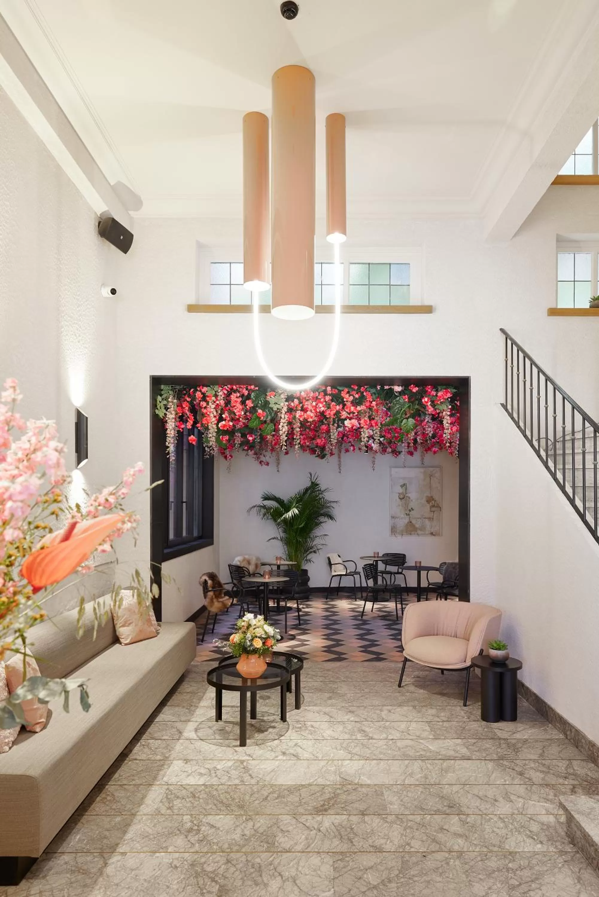 Lobby or reception in Rosa Hotel