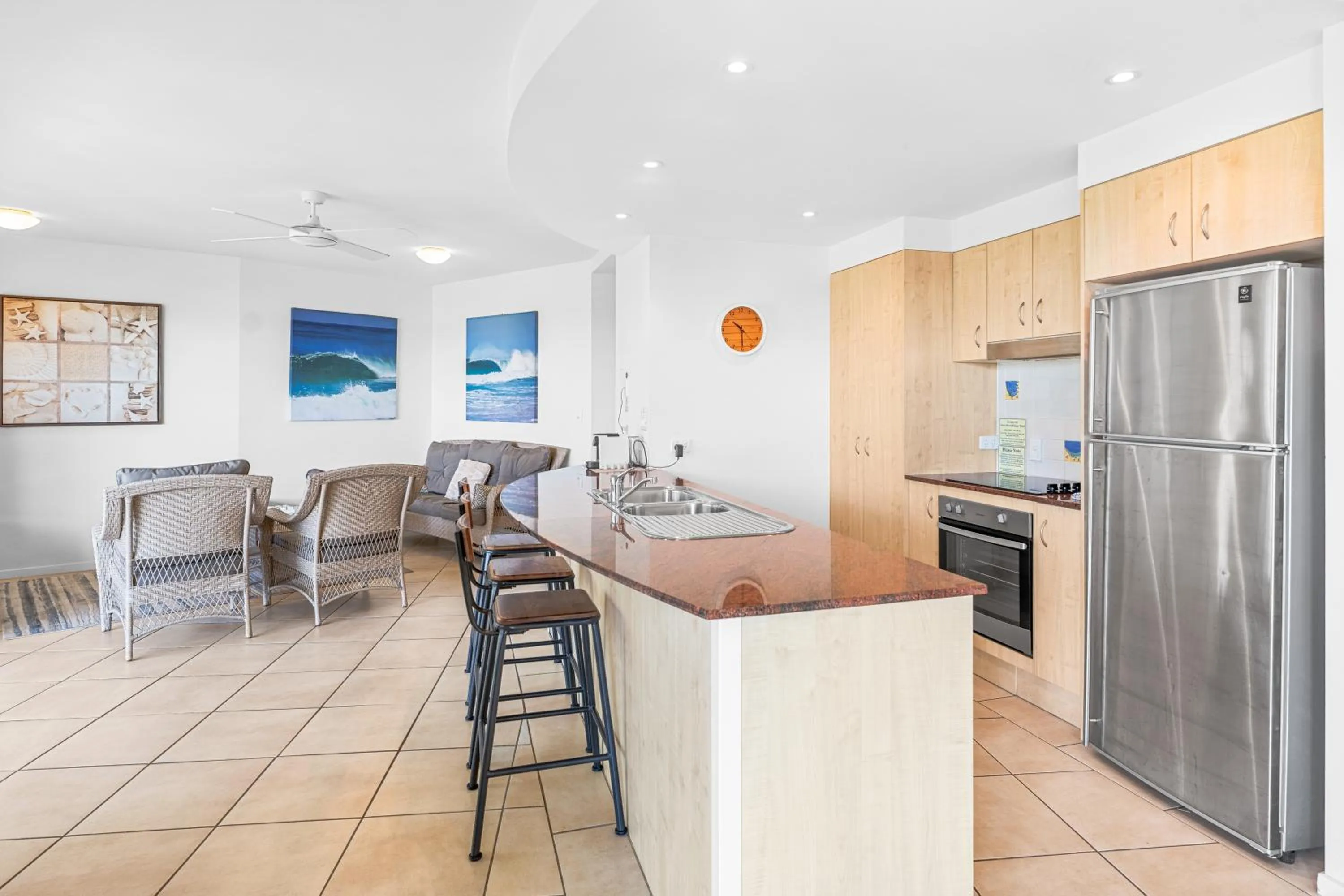 Seating area in The Cove Yamba