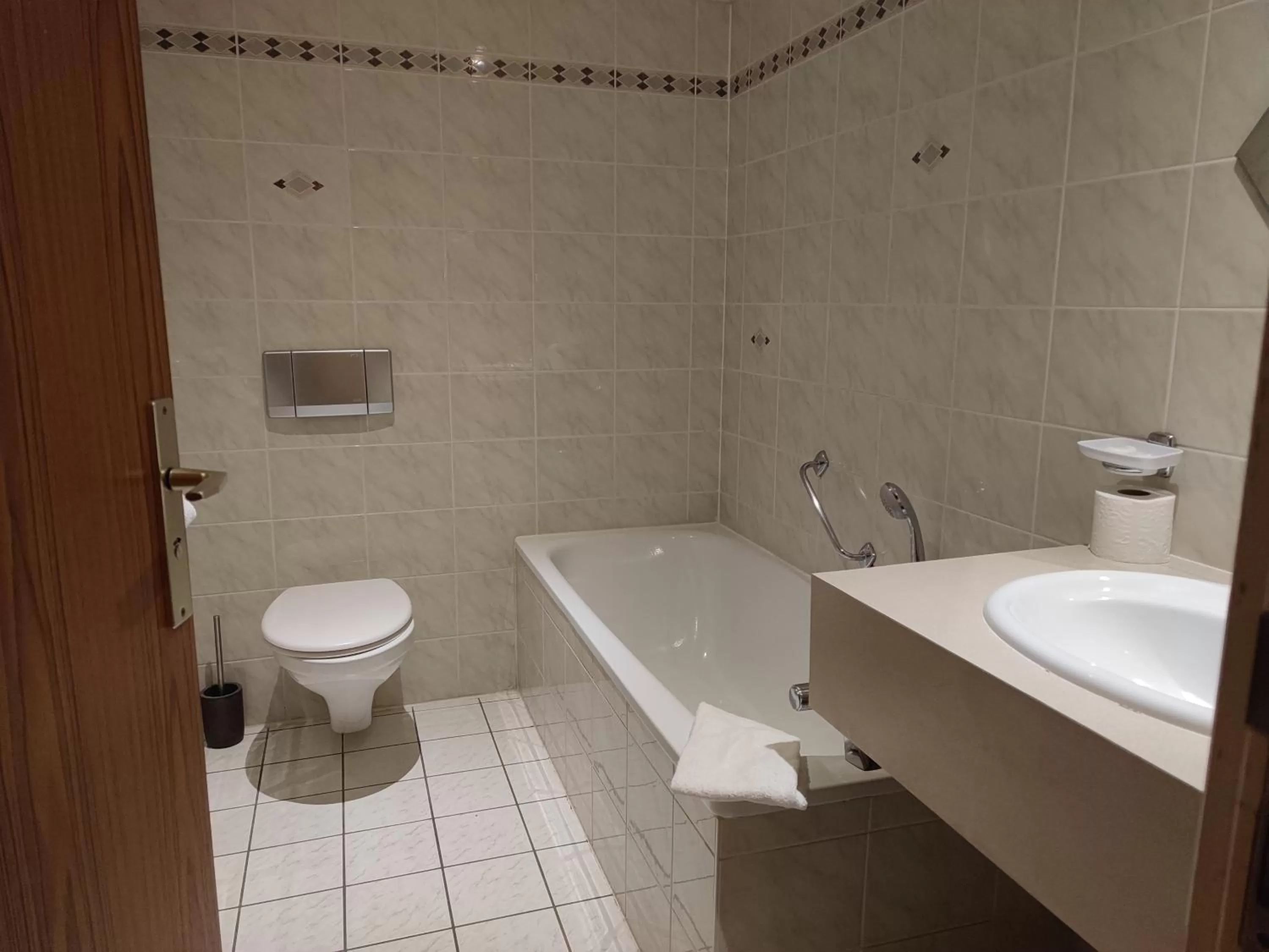 Bathroom in Hôtel Au Lion