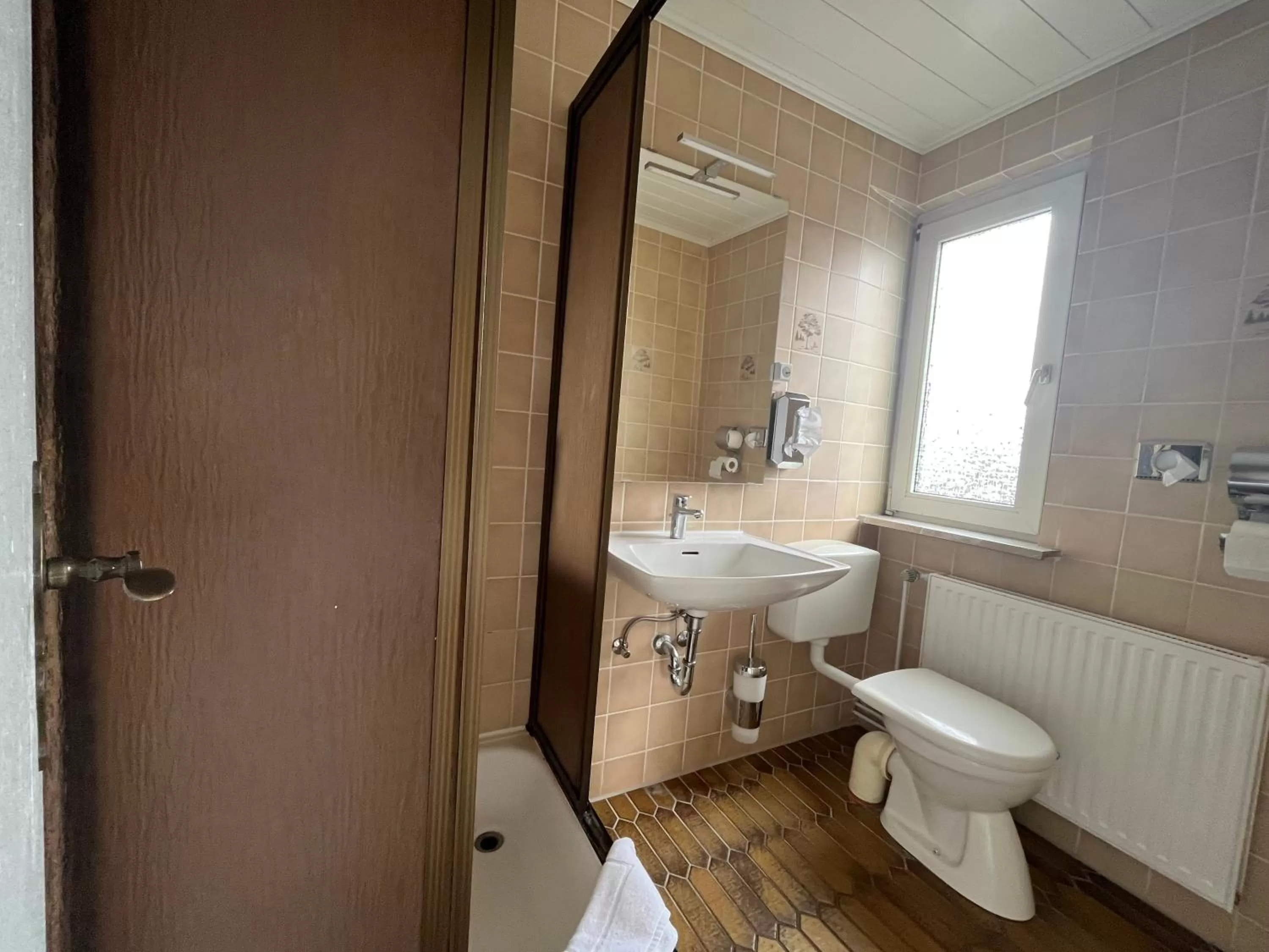 Shower in Hotel Seeblick Försterhaus