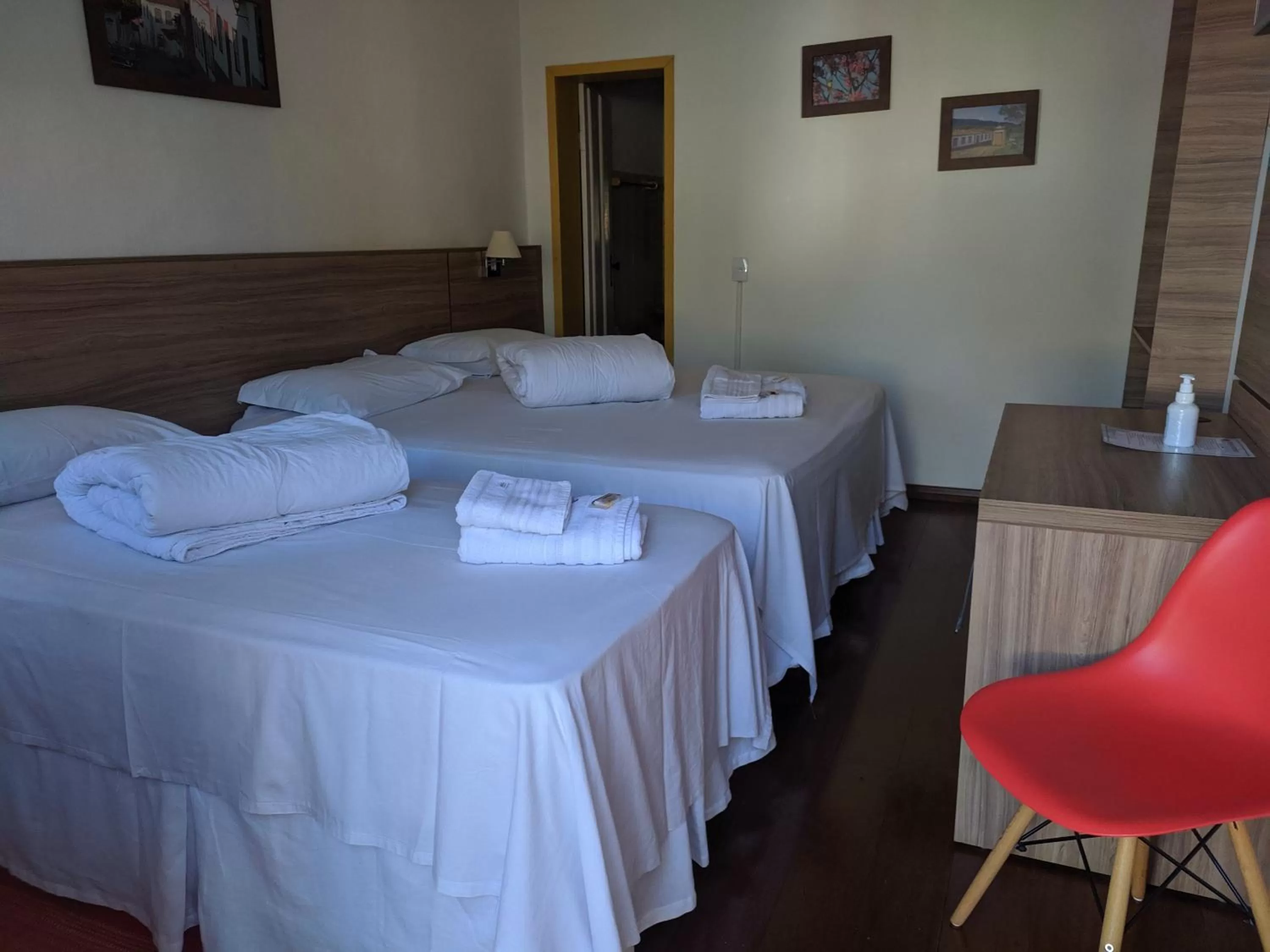 Bed in Pousada o Amanhecer