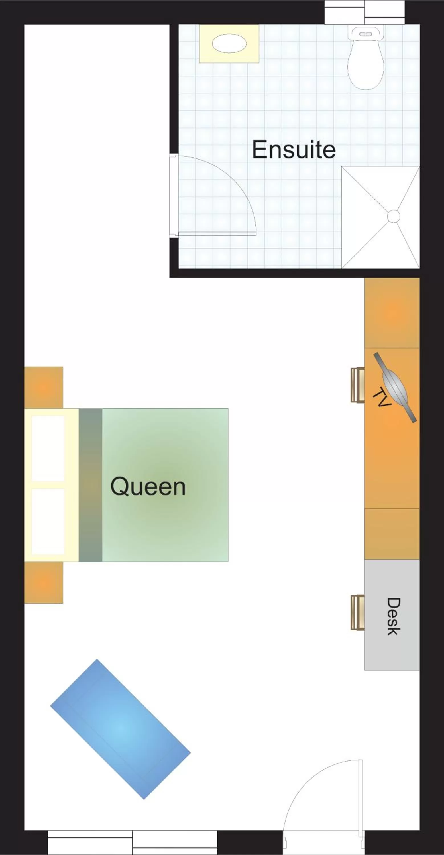 Floor plan in Cardiff Motor Inn
