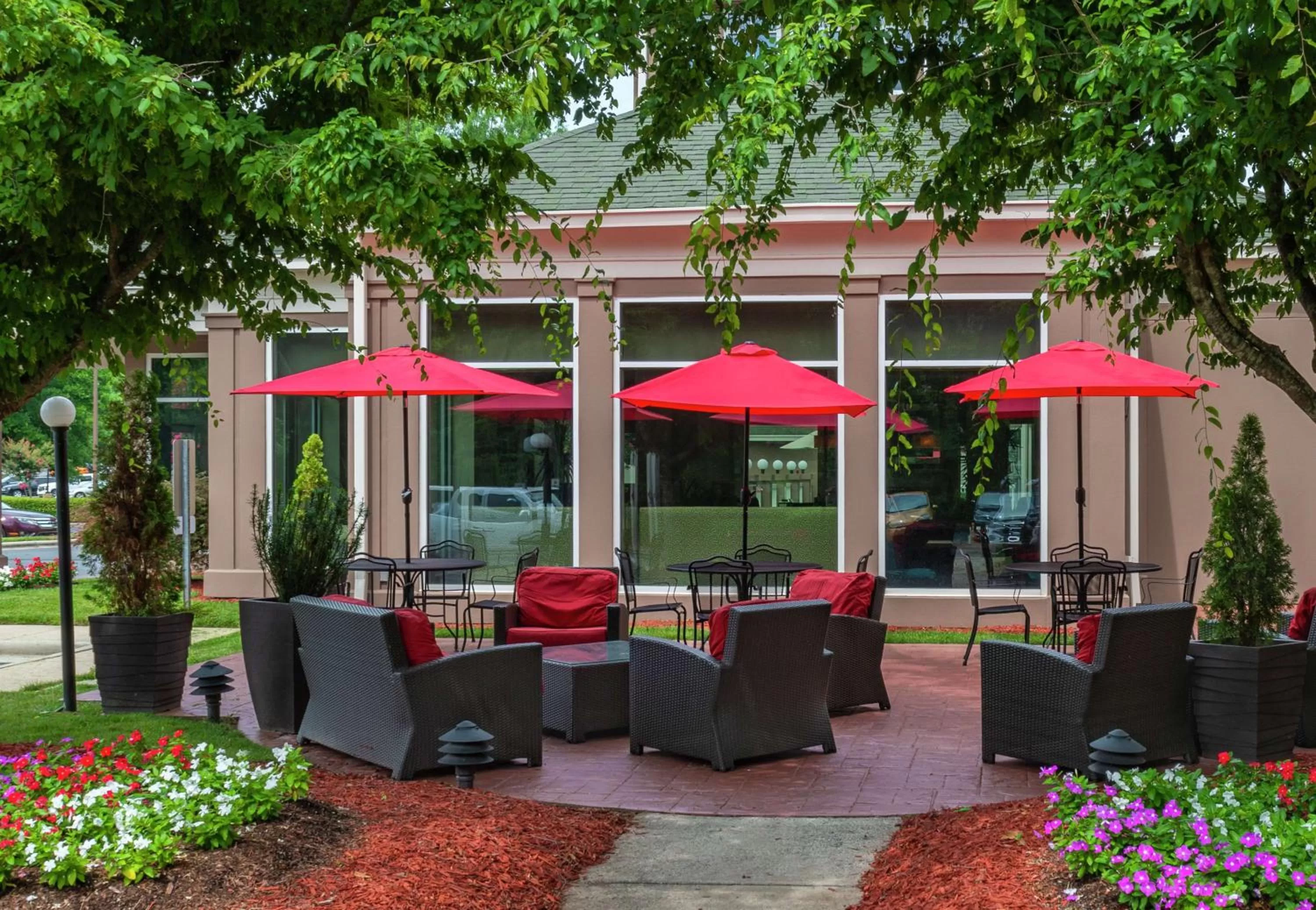 Patio in Hilton Garden Inn Charlotte Pineville