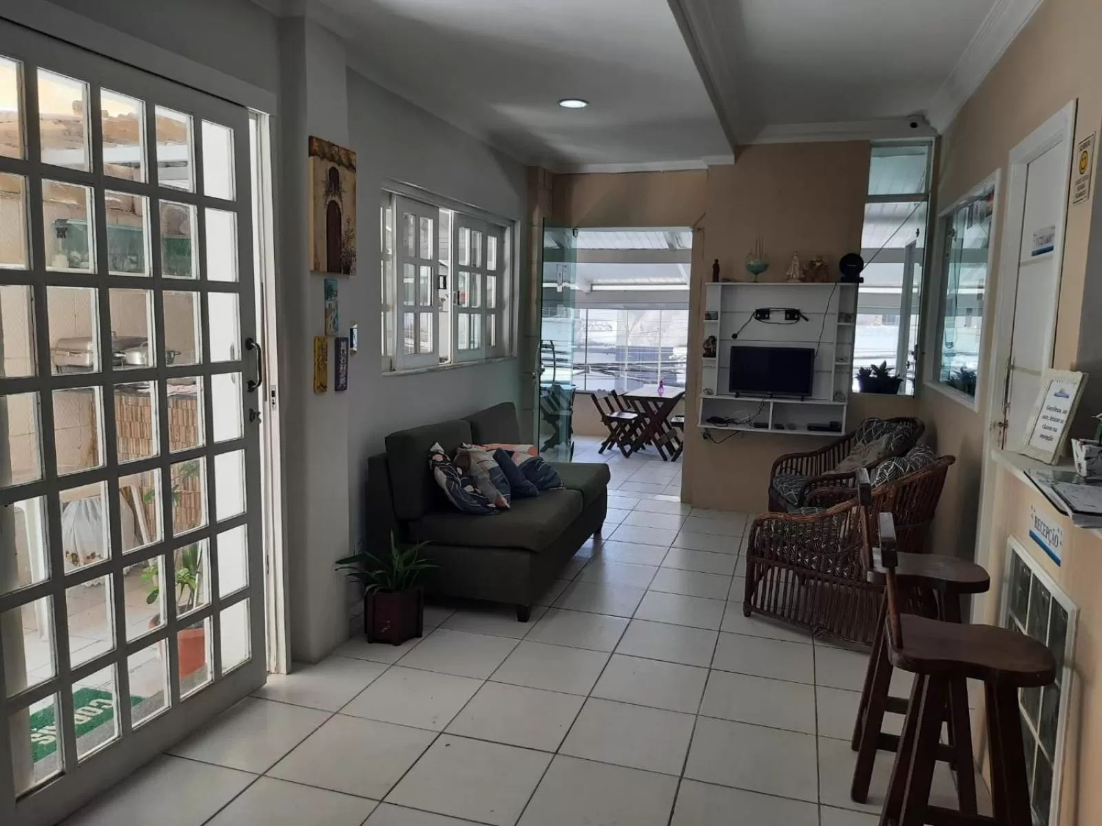 Lobby or reception, Seating Area in Pousada Corais da Barra