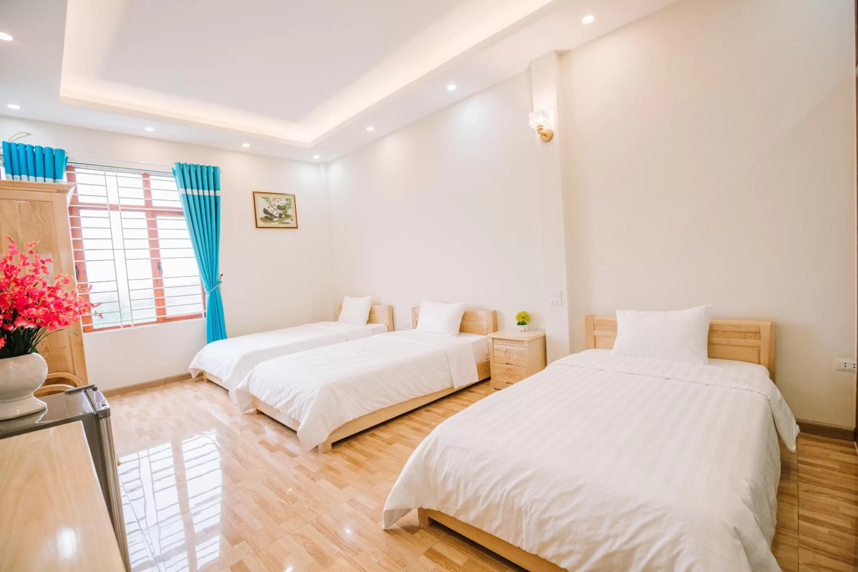 Bed in La Teisu Airport Hotel