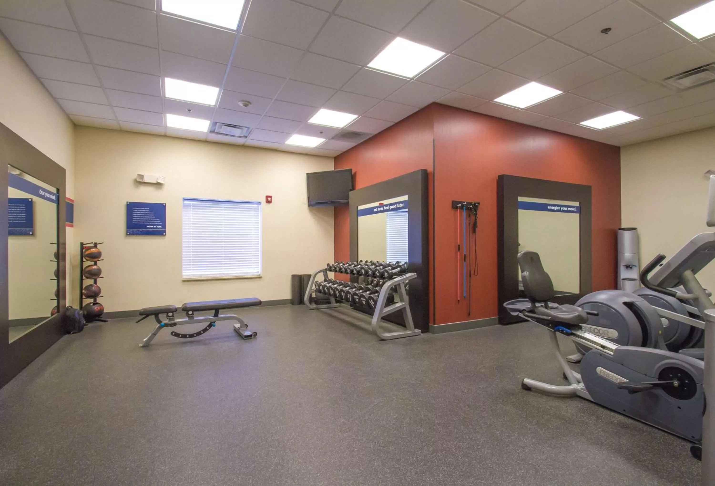 Fitness centre/facilities in Hampton Inn Greenville