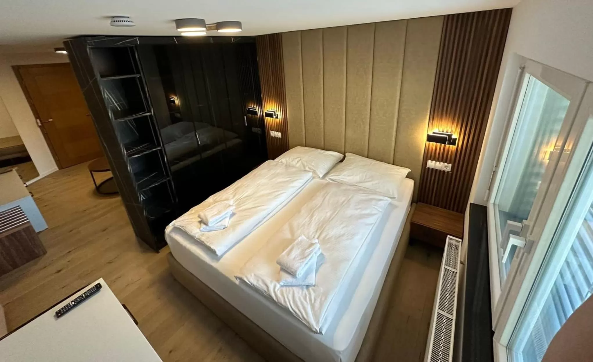 Photo of the whole room, Bed in Hotel Lottstetten