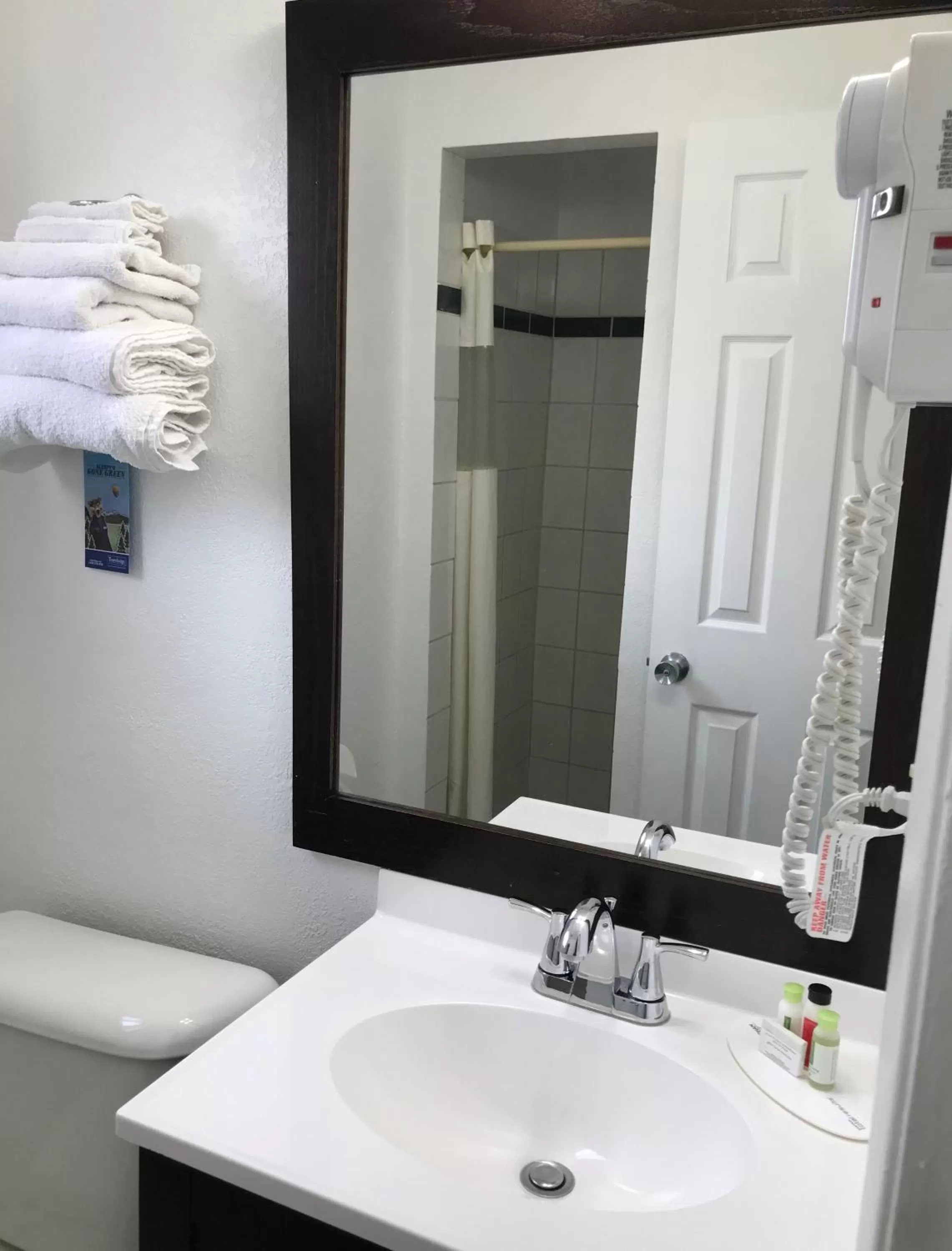 Bathroom in Travel Lodge by Wyndham Merced Yosemite