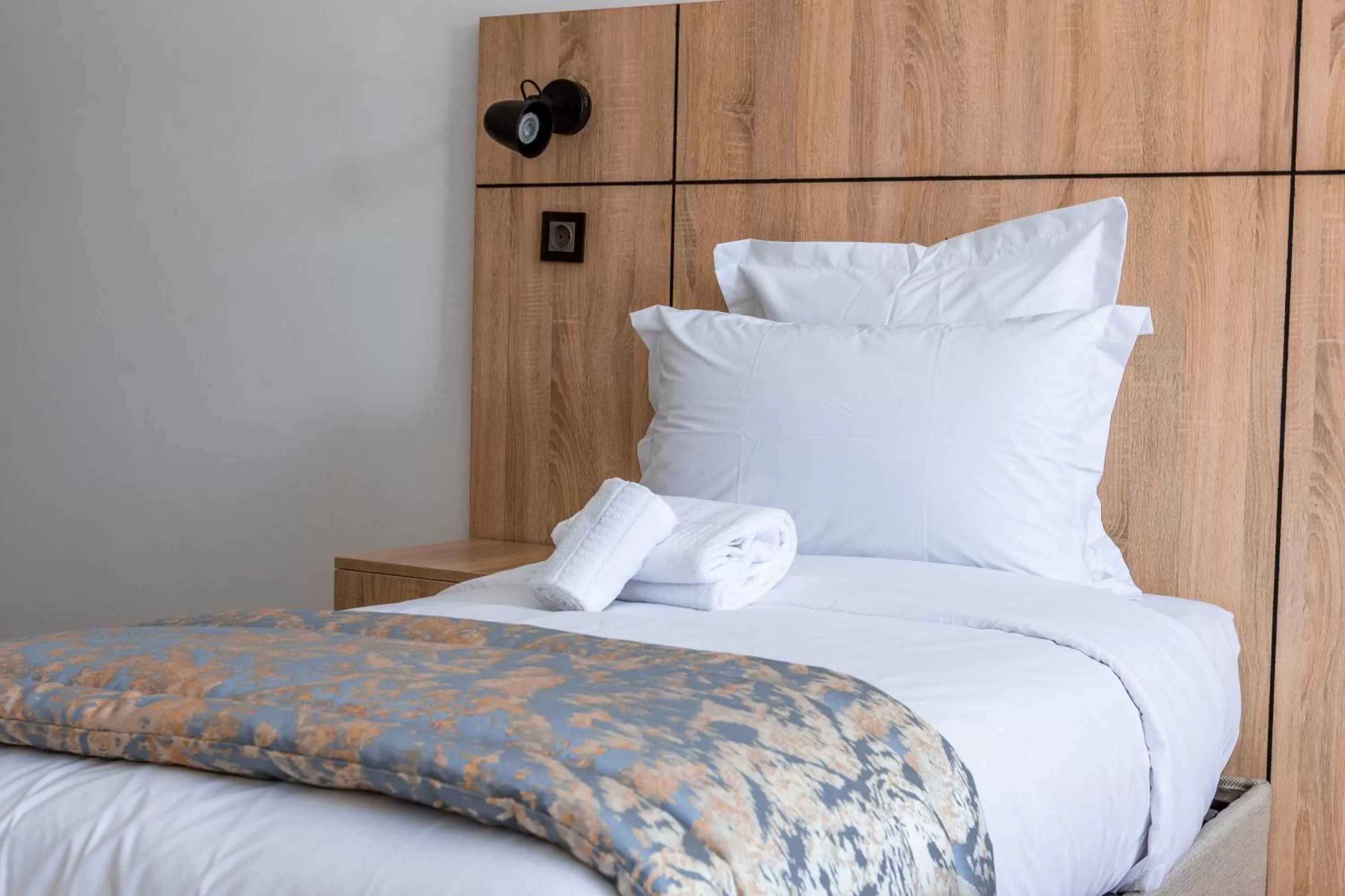 Bed in Karam City Hotel