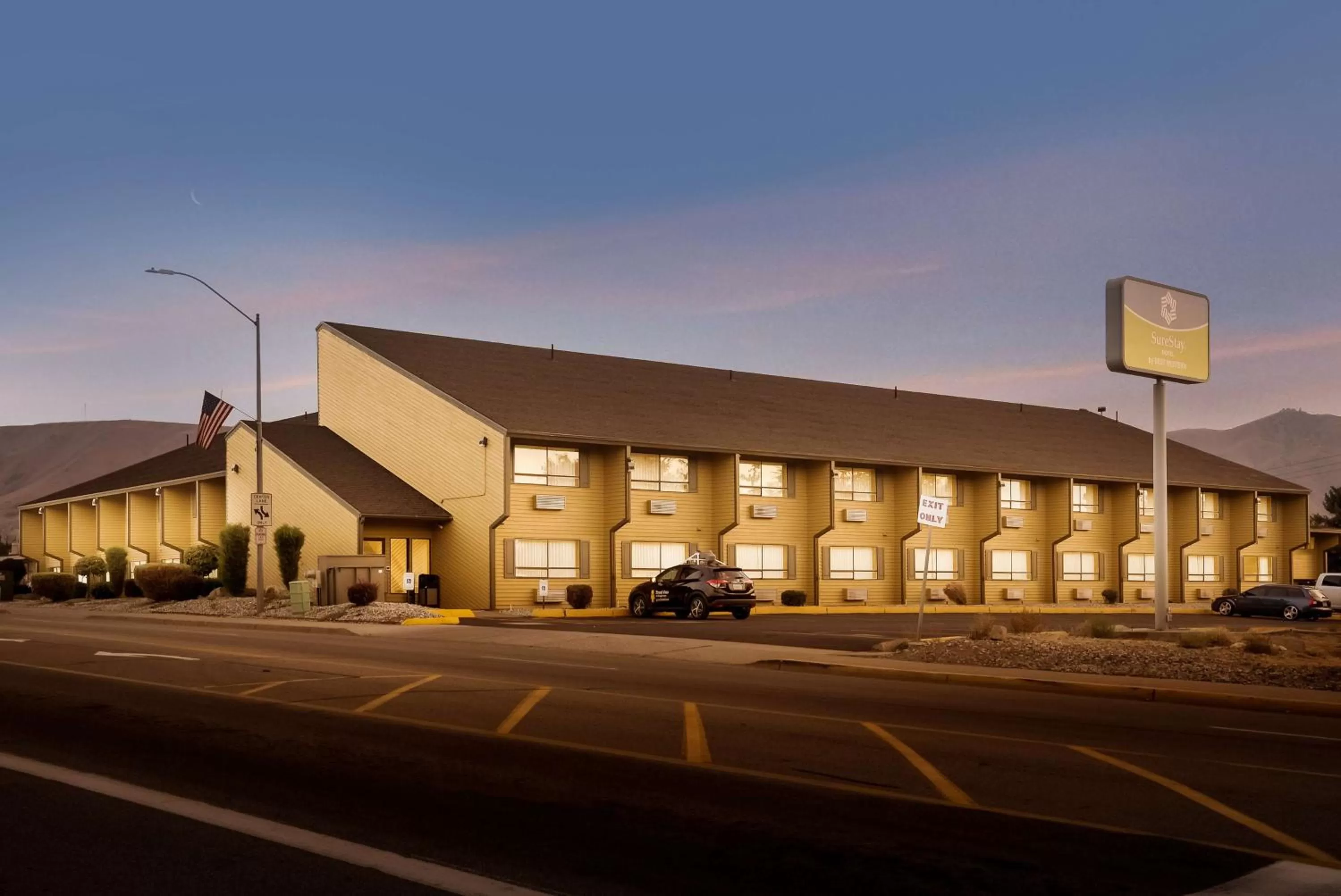 Property building in SureStay Hotel by Best Western Wenatchee