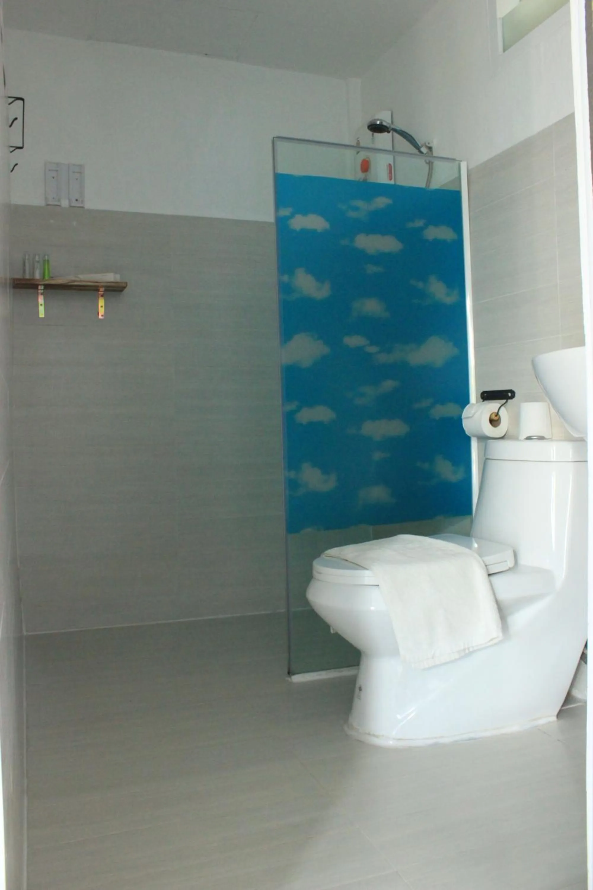 Shower in 1715 House - White Rhino