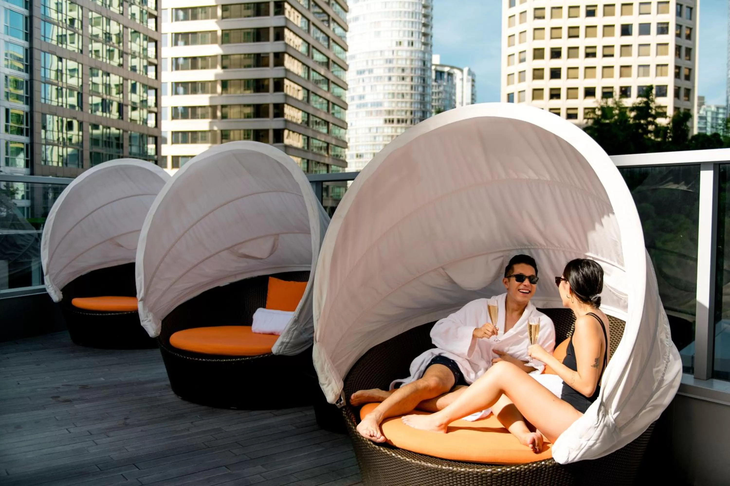 People in Shangri-La Vancouver