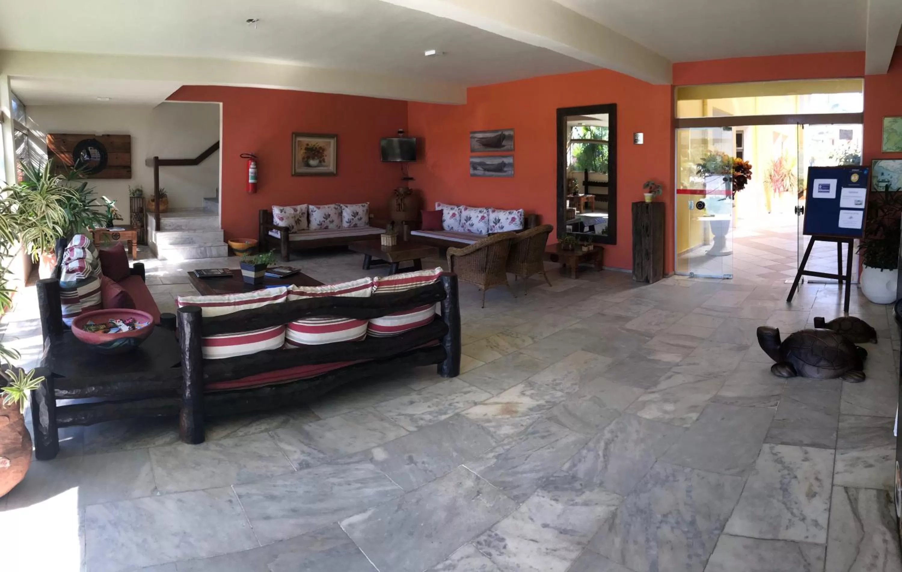 Lobby or reception in Pousada Porto Canal