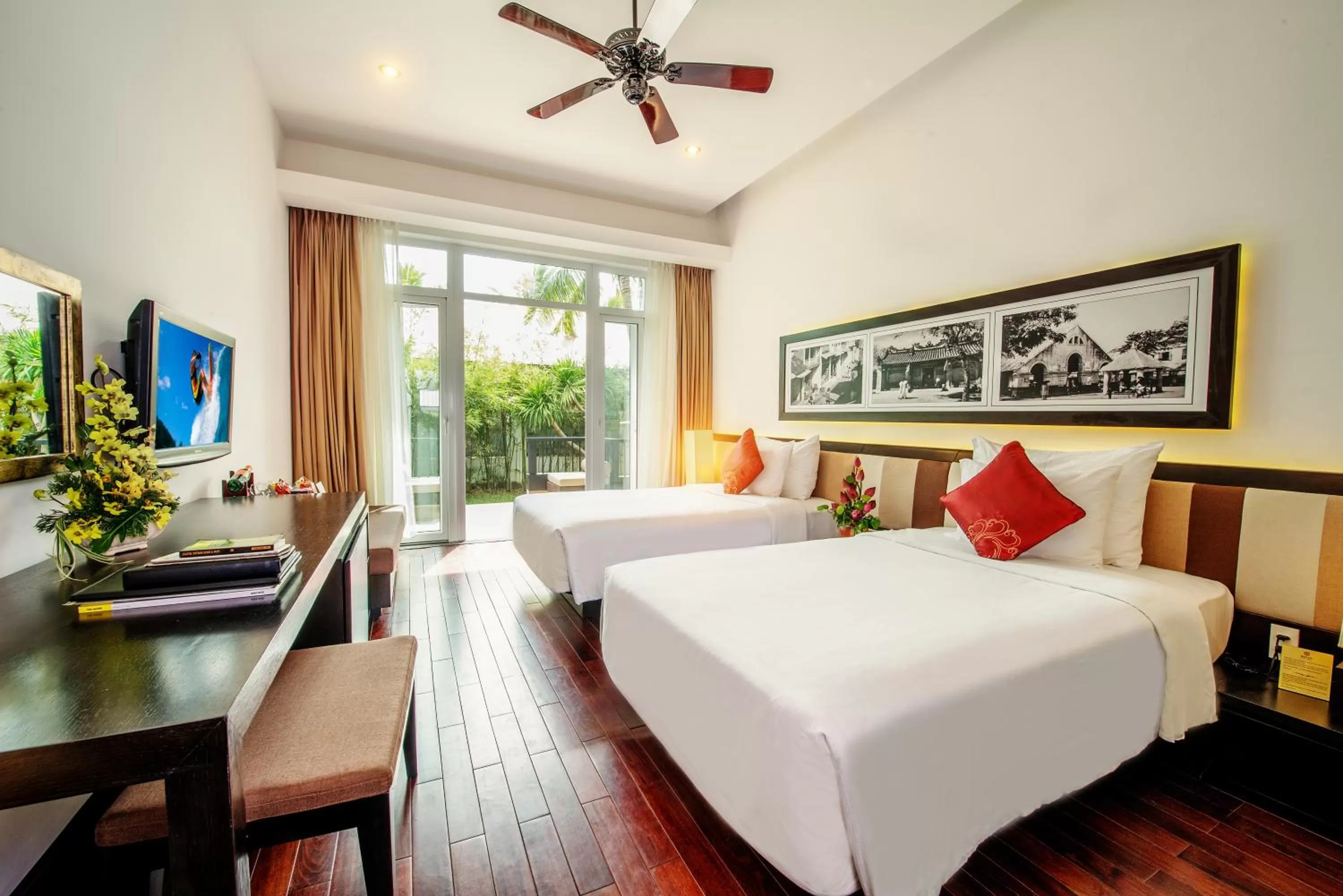 Photo of the whole room, Bed in Hoi An Beach Resort