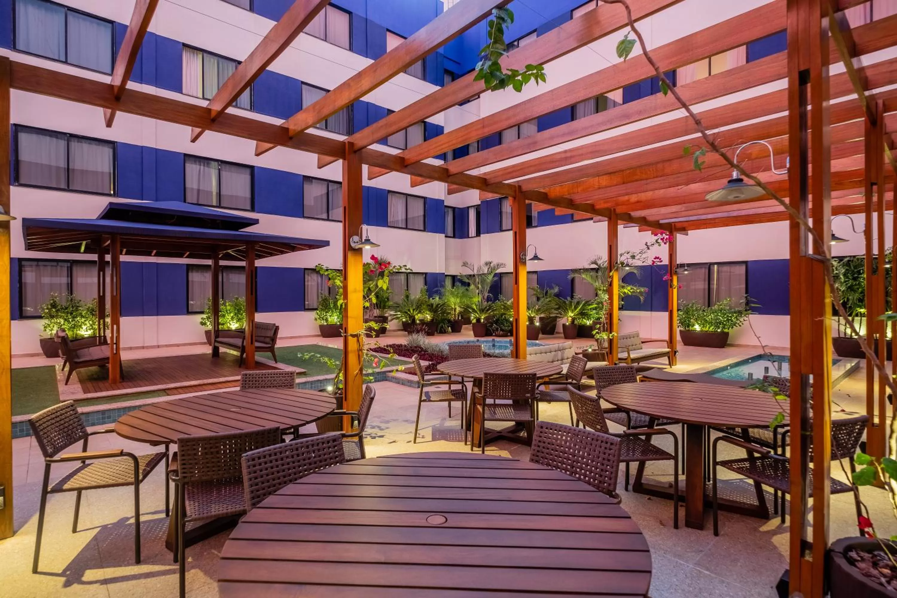 Patio in Viale Cataratas Hotel & Eventos