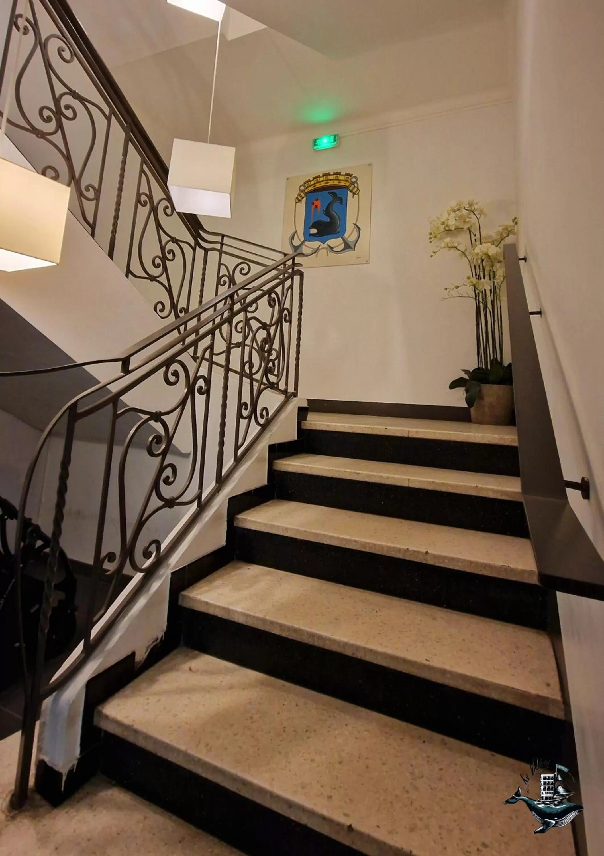 Decorative detail in Hôtel Au Valéry